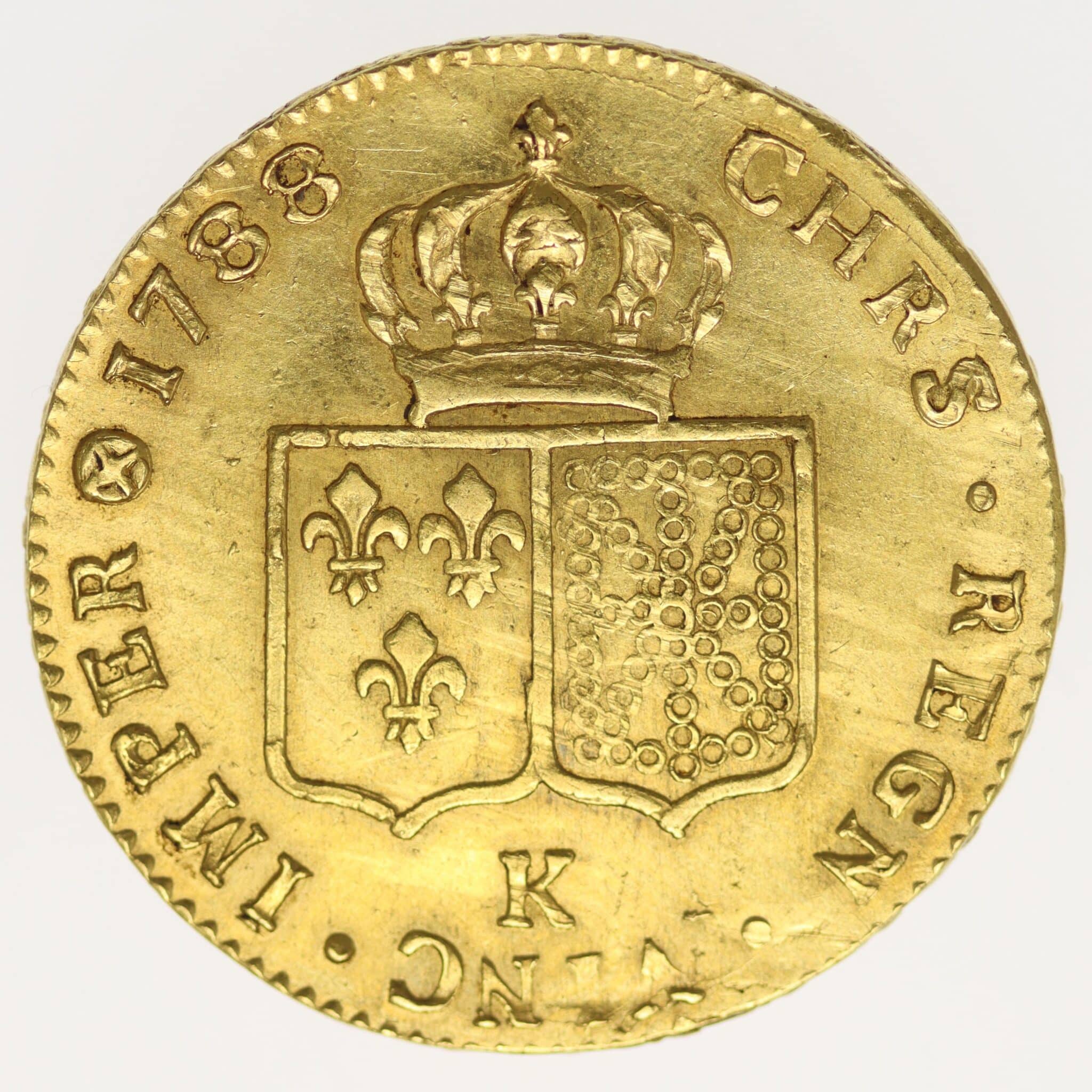 frankreich - Frankreich Louis XVI. Doppelter Louis d'or 1788 K