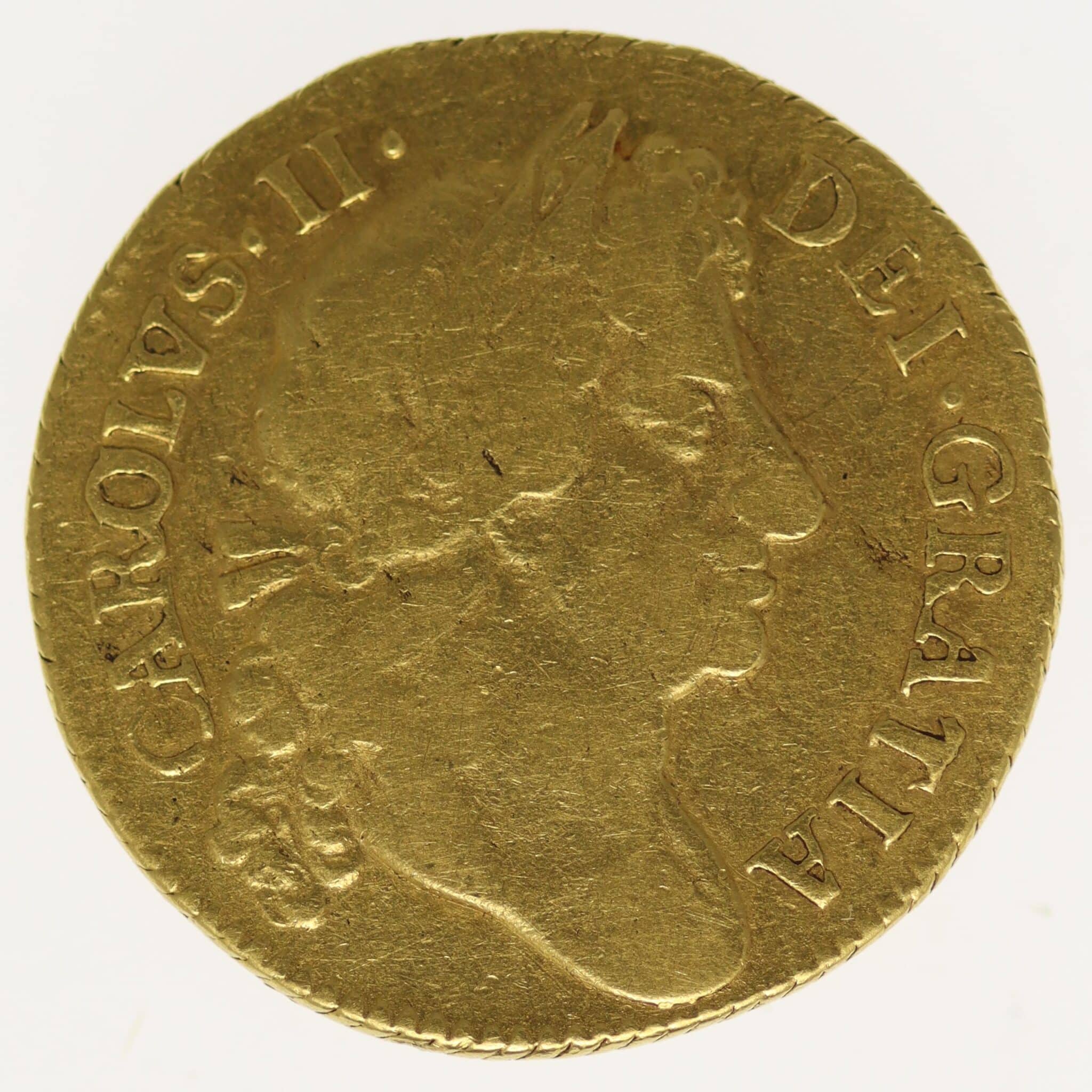 grossbritannien - Großbritannien Charles II. Guinea 1678