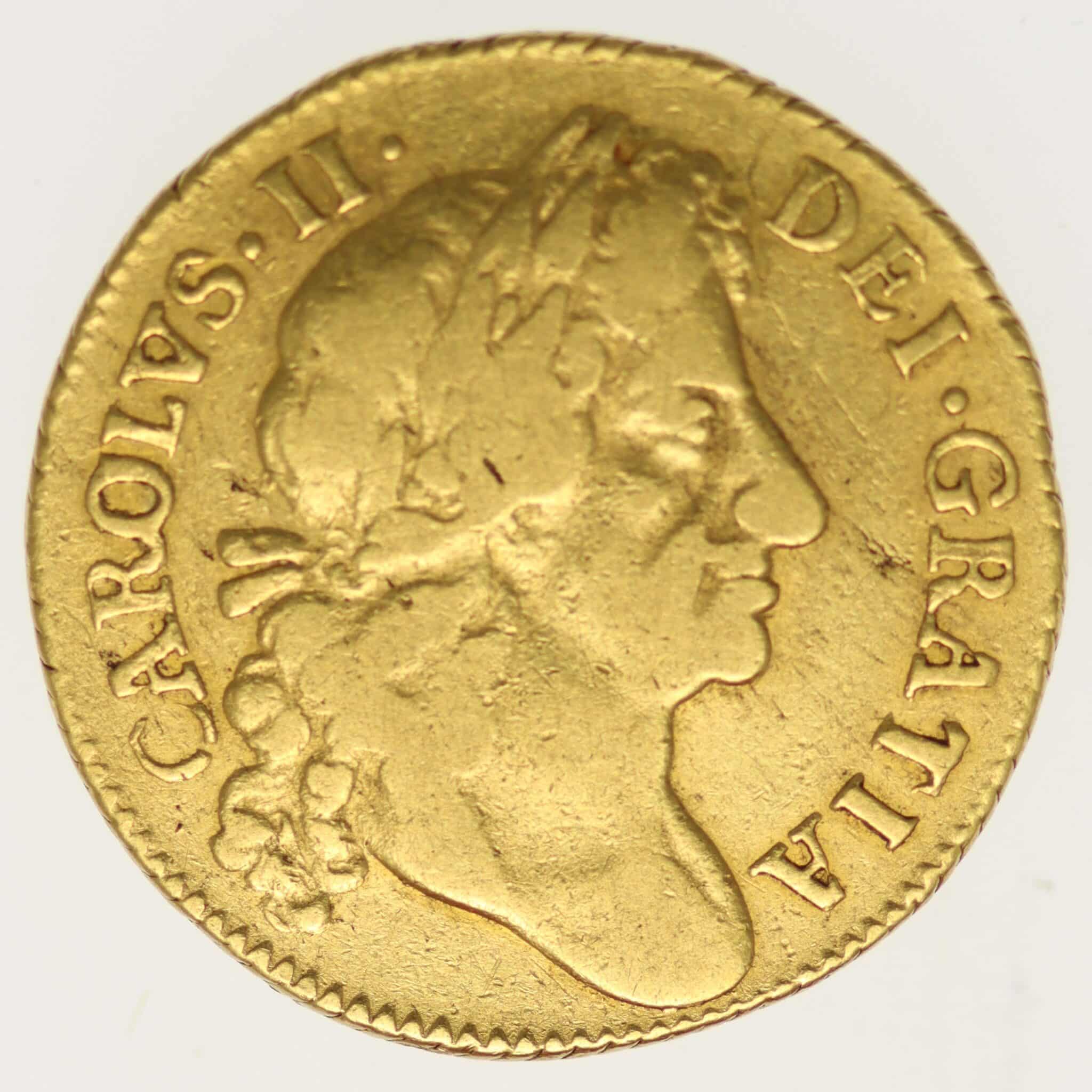 grossbritannien - Großbritannien Charles II. Guinea 1678