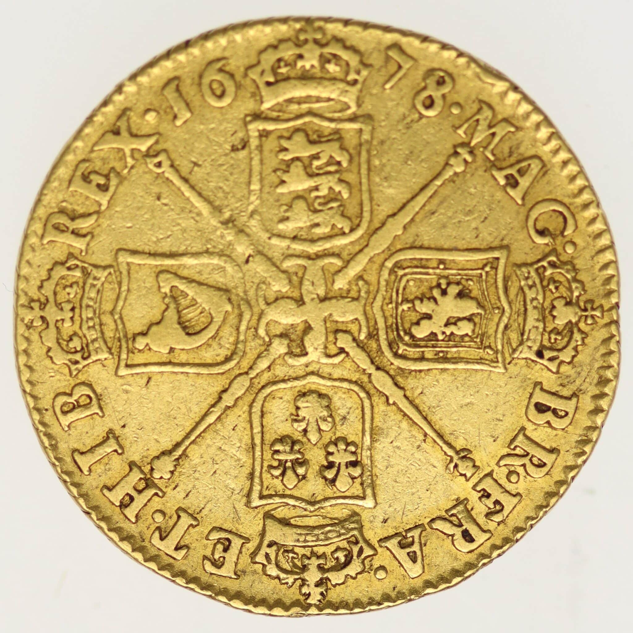 grossbritannien - Großbritannien Charles II. Guinea 1678