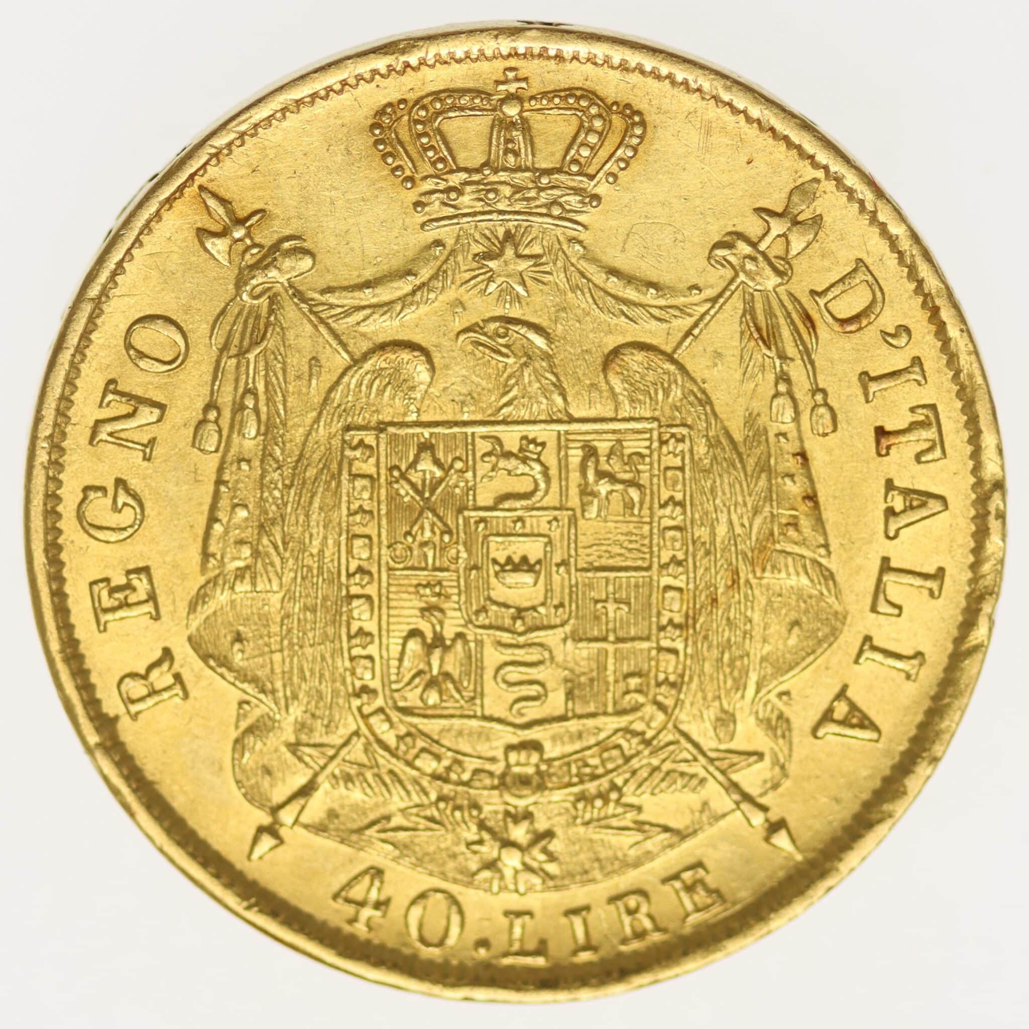 italien - Italien Napoleon I. 40 Lire 1812 M