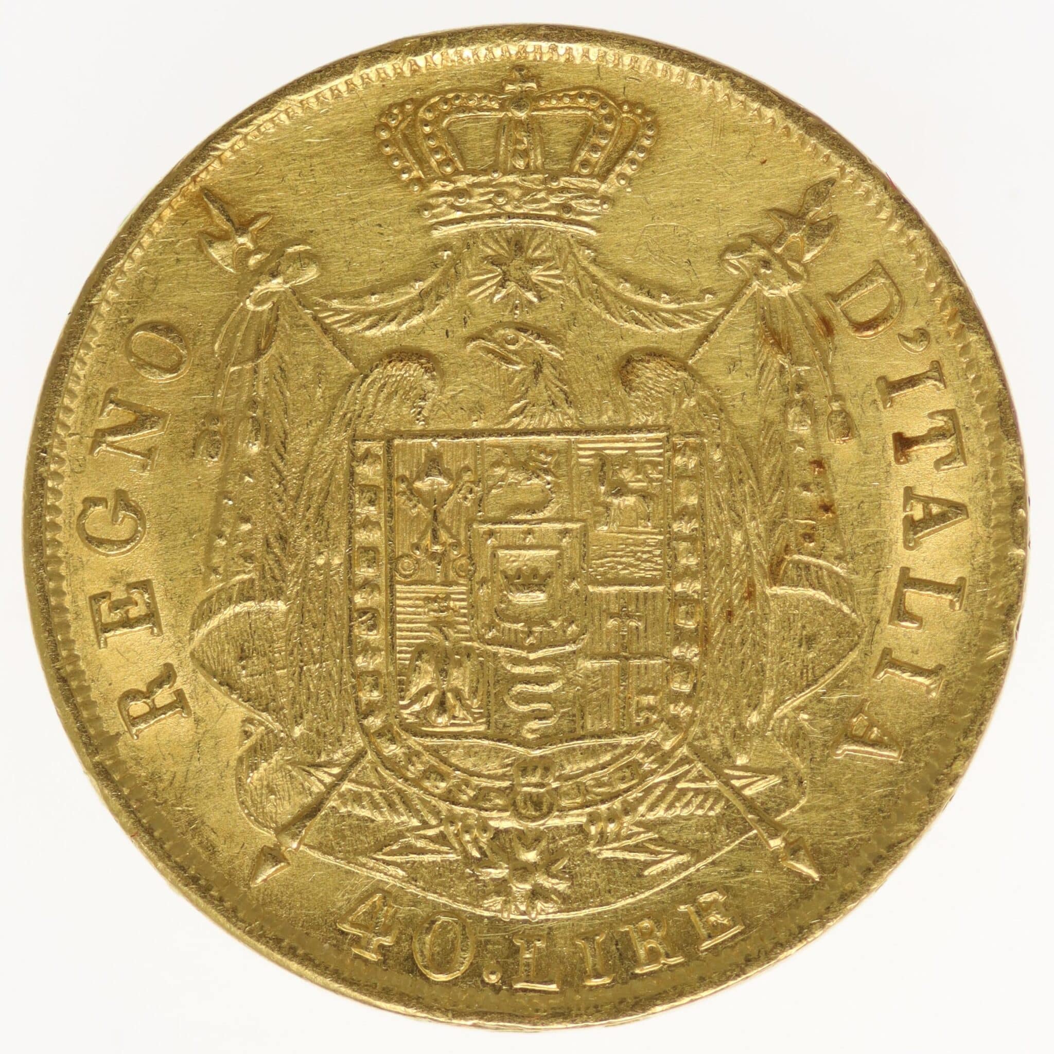 italien - Italien Napoleon I. 40 Lire 1812 M