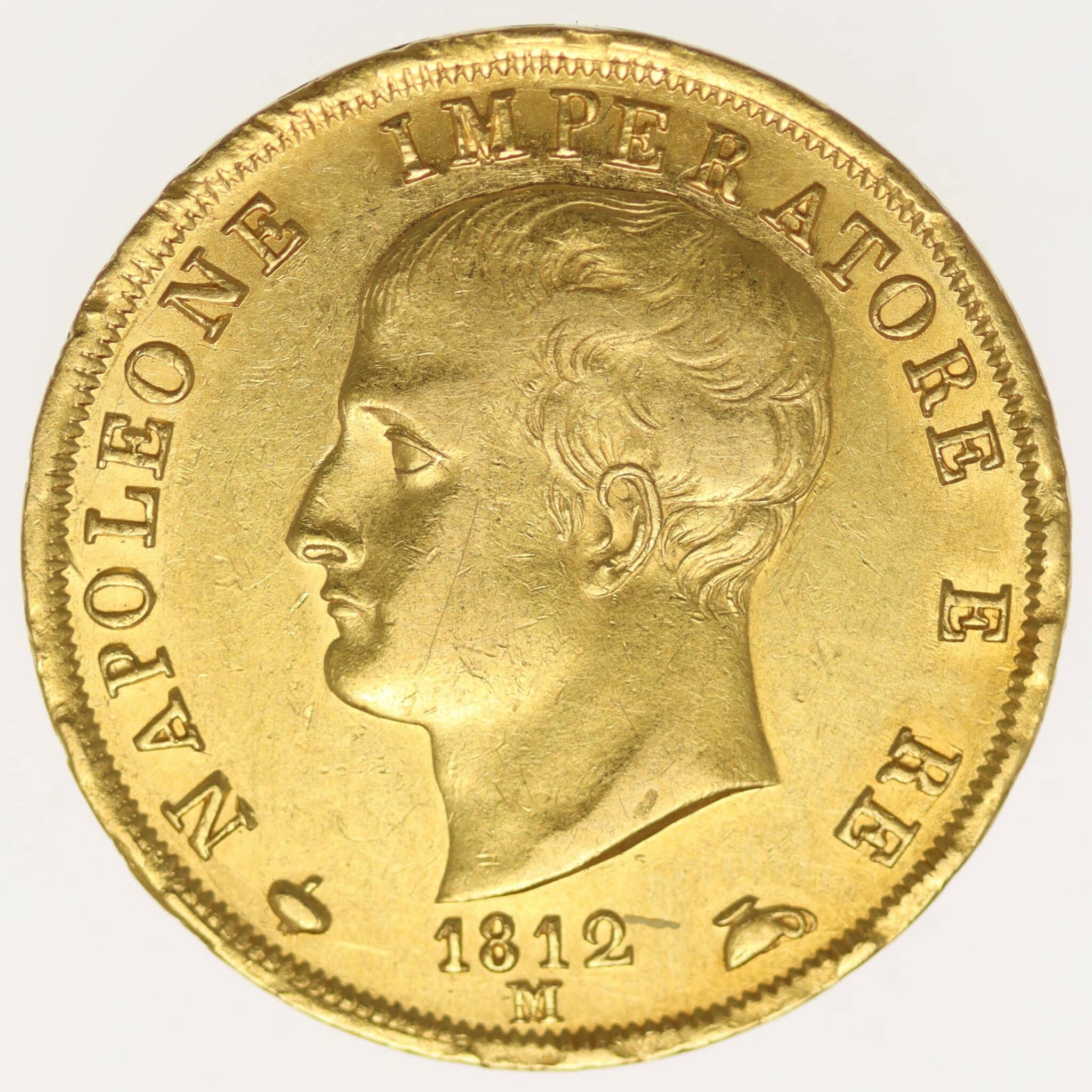 italien - Italien Napoleon I. 40 Lire 1812 M