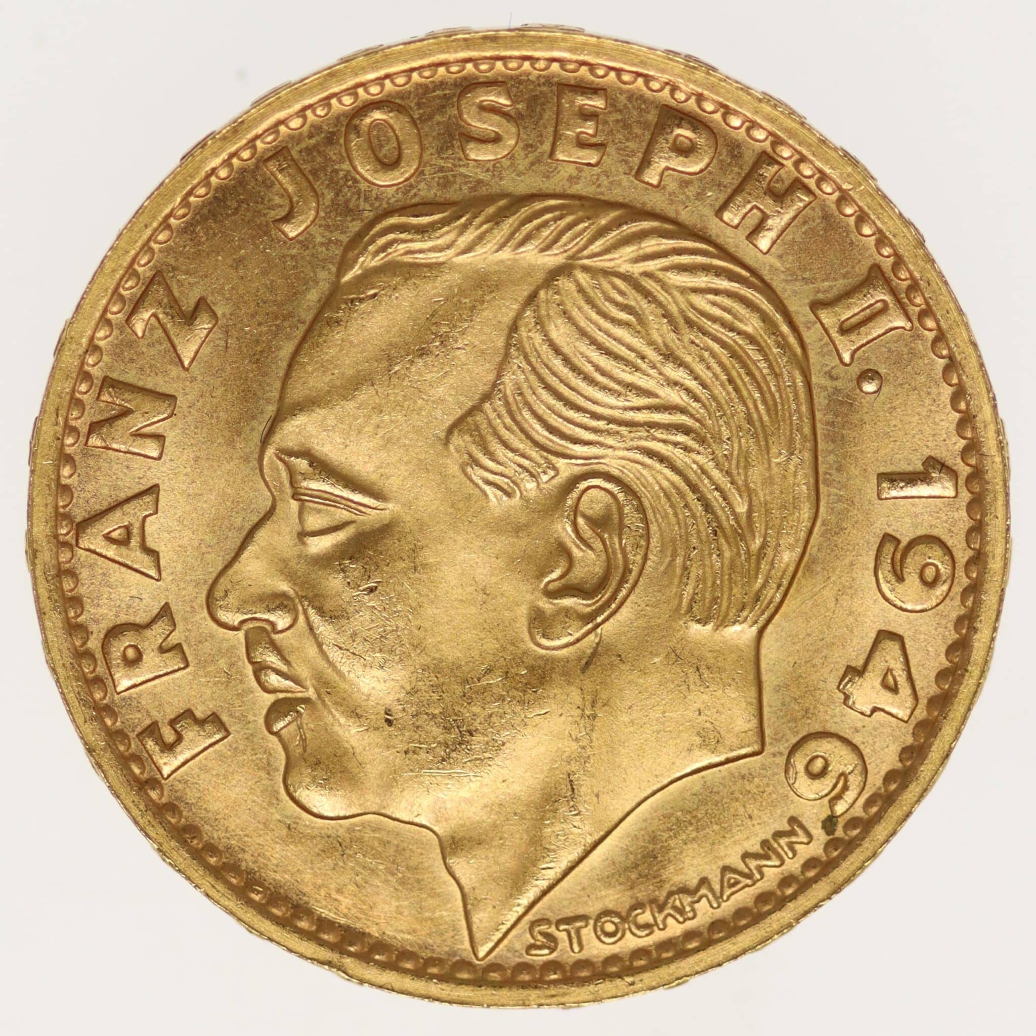 liechtenstein - Liechtenstein Franz Joseph II. 20 Franken 1946