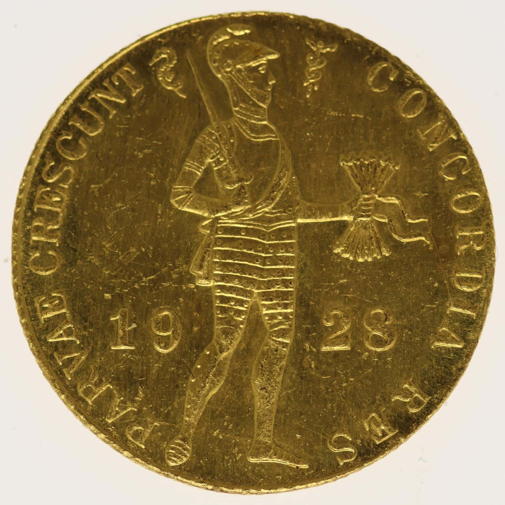 niederlande - Niederlande Wilhelmina Dukat 1928