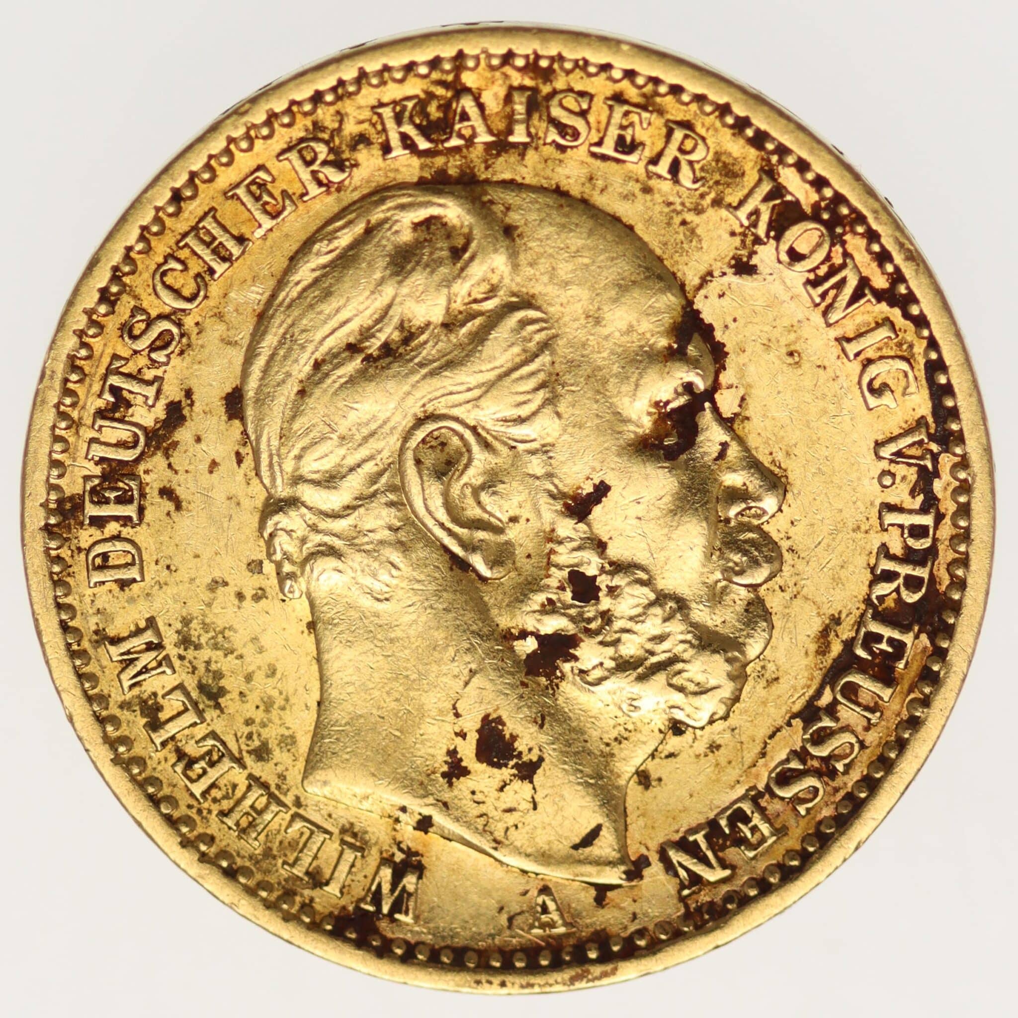 deutsches-kaiserreich-ab-1871 - Preussen Wilhelm I. 20 Mark 1871