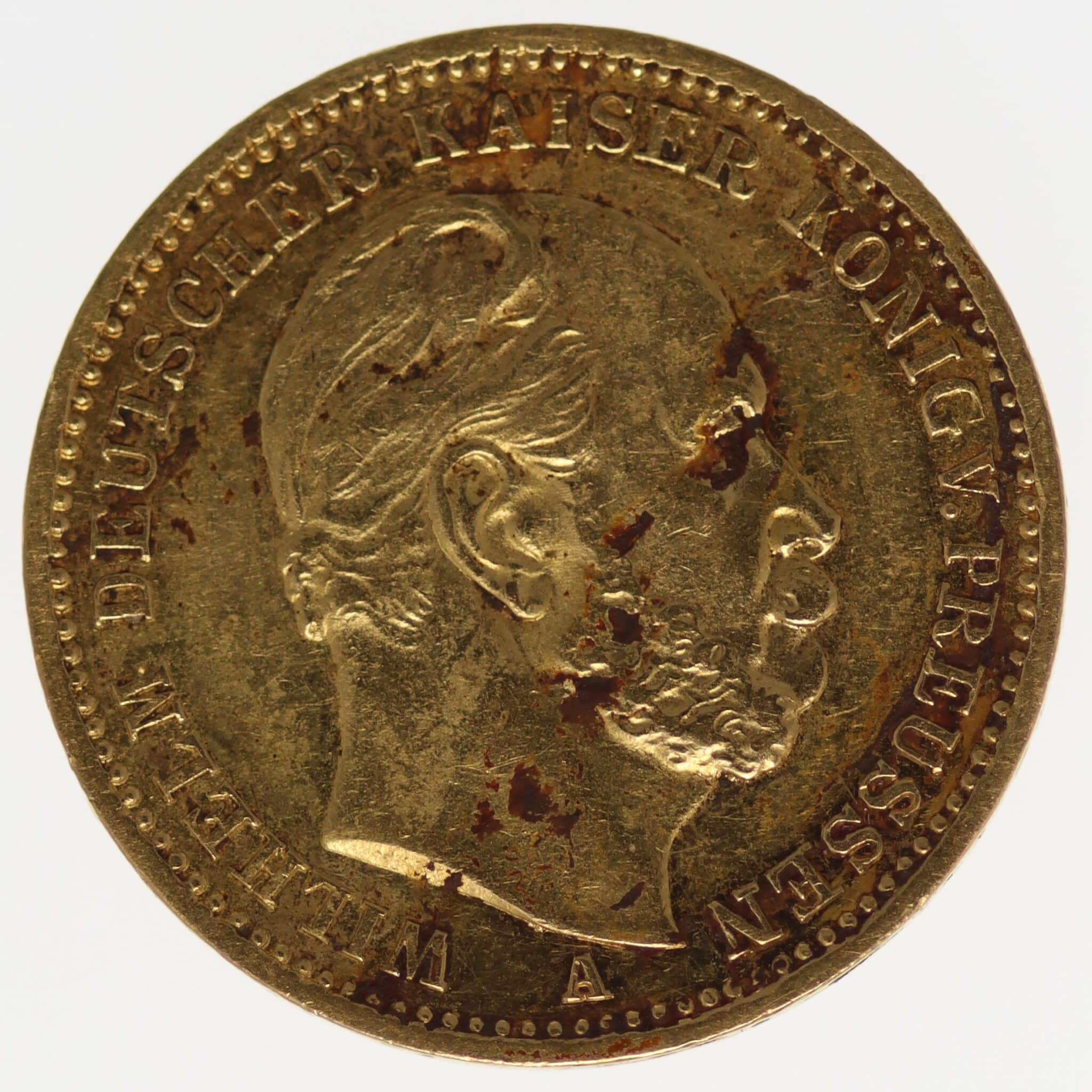 deutsches-kaiserreich-ab-1871 - Preussen Wilhelm I. 20 Mark 1871