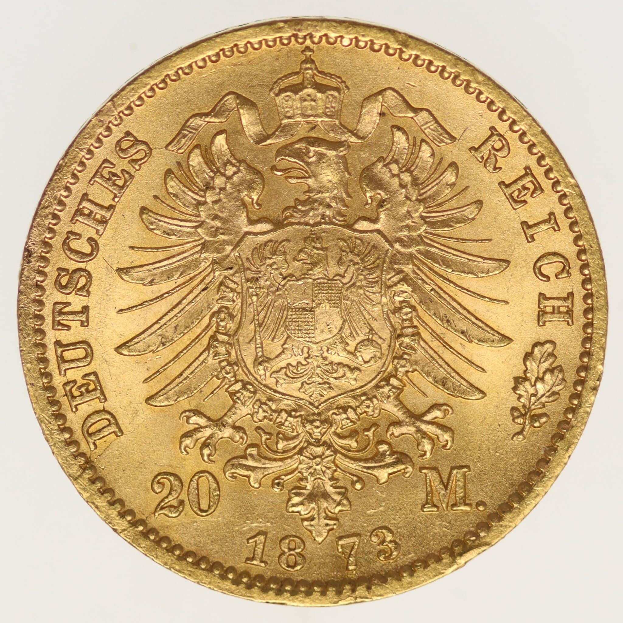 deutsches-kaiserreich-ab-1871 - Preussen Wilhelm I. 20 Mark 1873 C