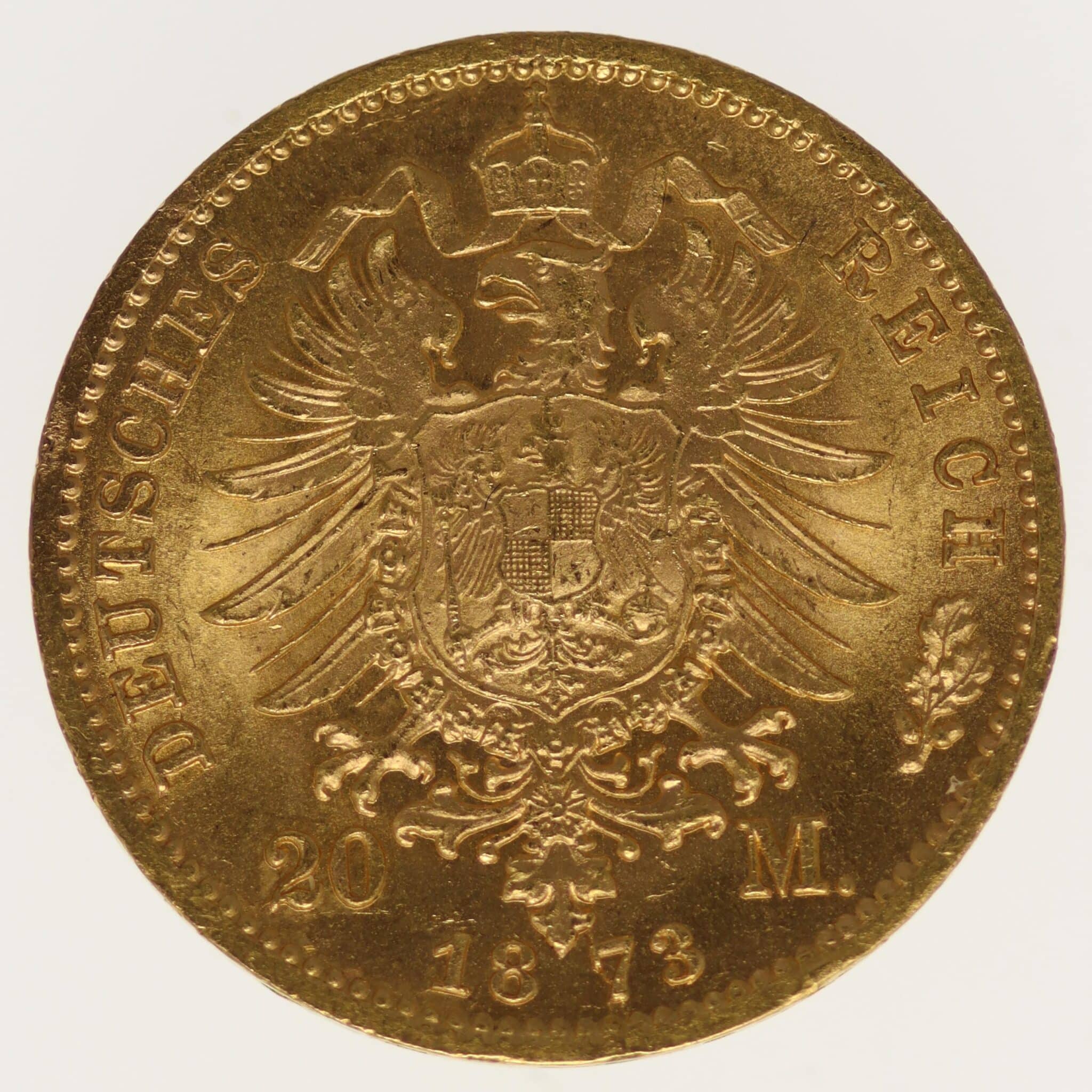 deutsches-kaiserreich-ab-1871 - Preussen Wilhelm I. 20 Mark 1873 C