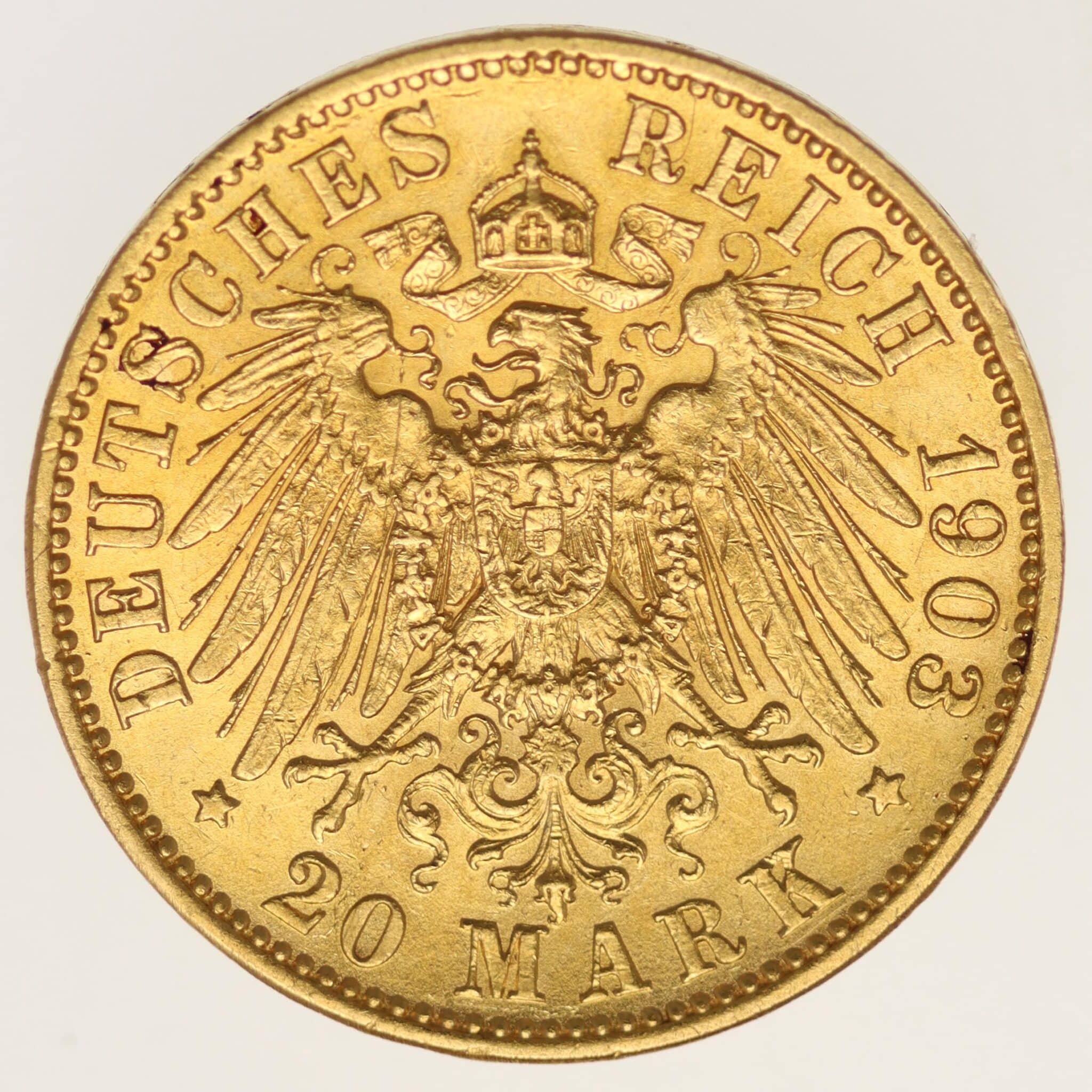 deutsches-kaiserreich-ab-1871 - Sachsen Georg 20 Mark 1903