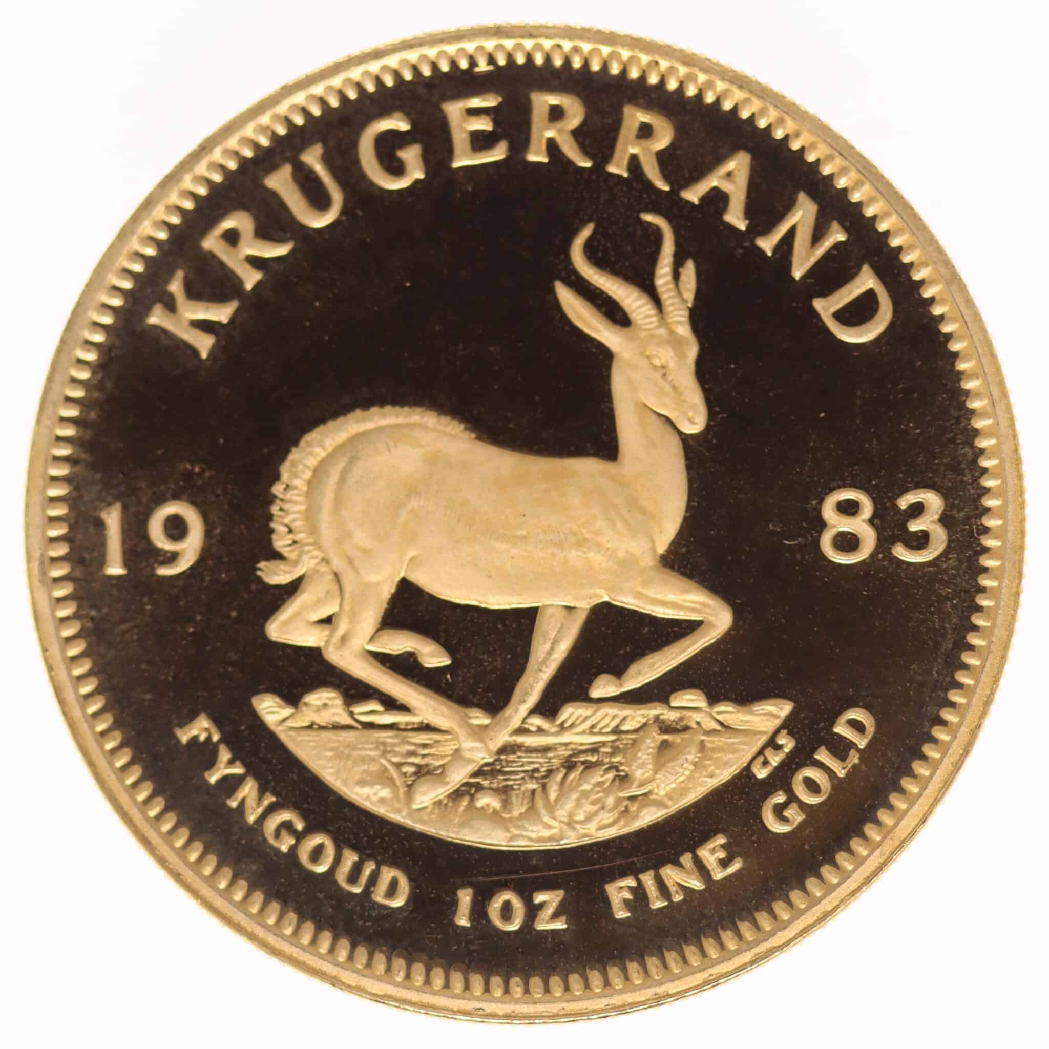 suedafrika - Südafrika Krügerrand 1 Unze 1983