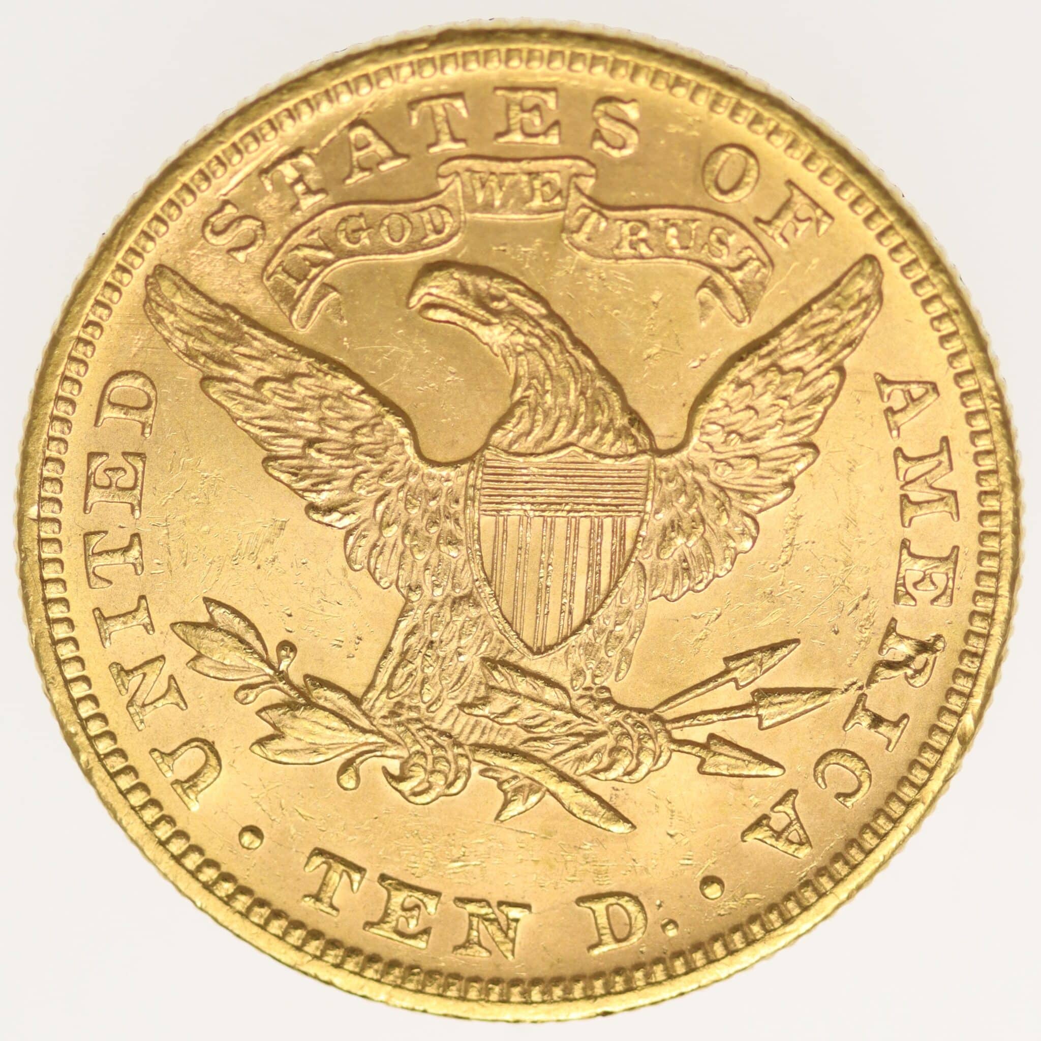 usa - USA 10 Dollars 1893 Liberty / Kopf