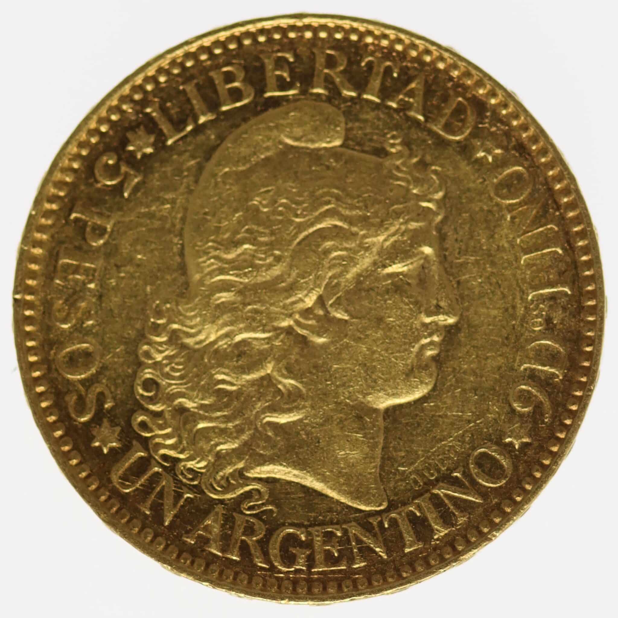argentinien - Argentinien 5 Pesos / Argentino 1888