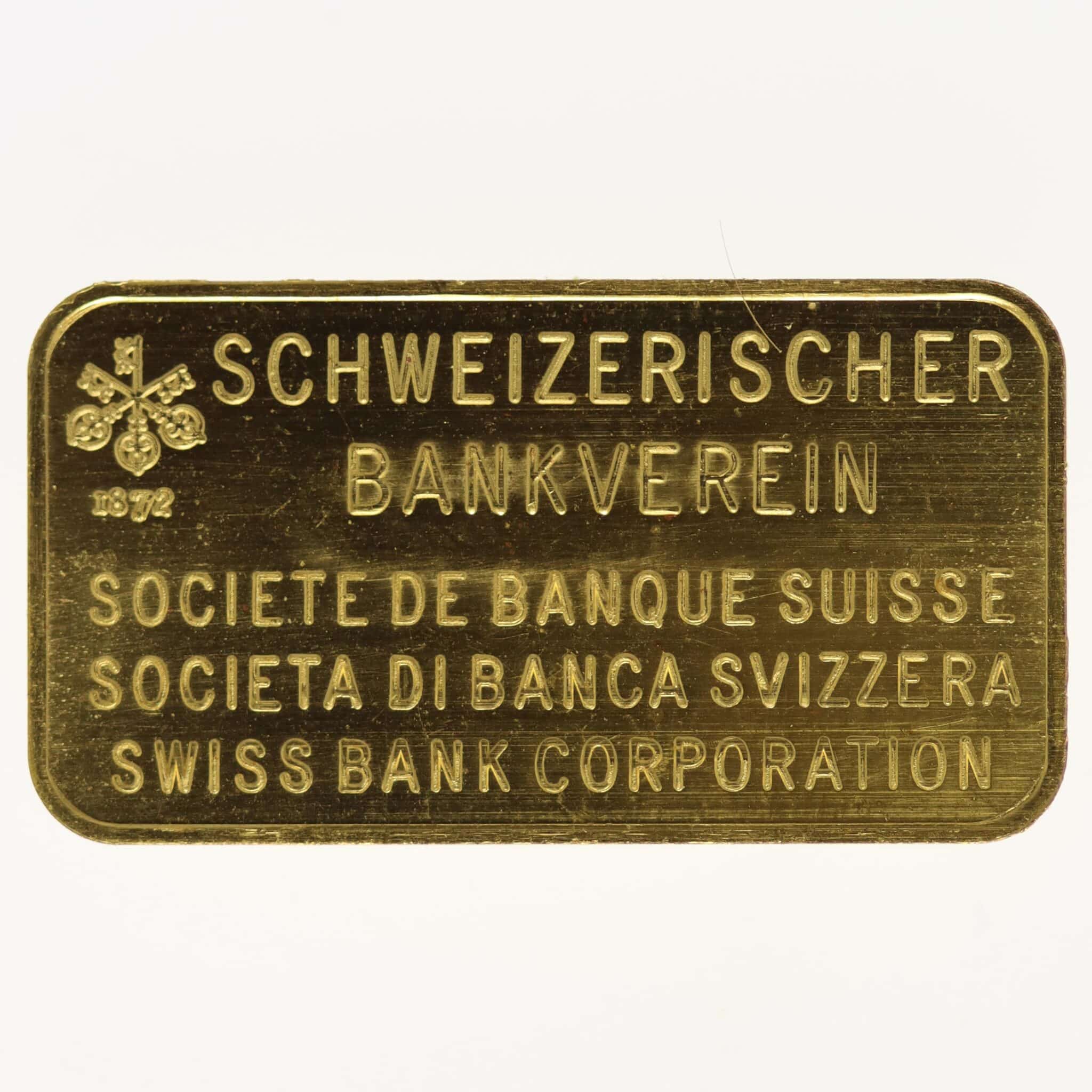 goldbarren - Goldbarren 10 Gramm  CMP für S.B.S.