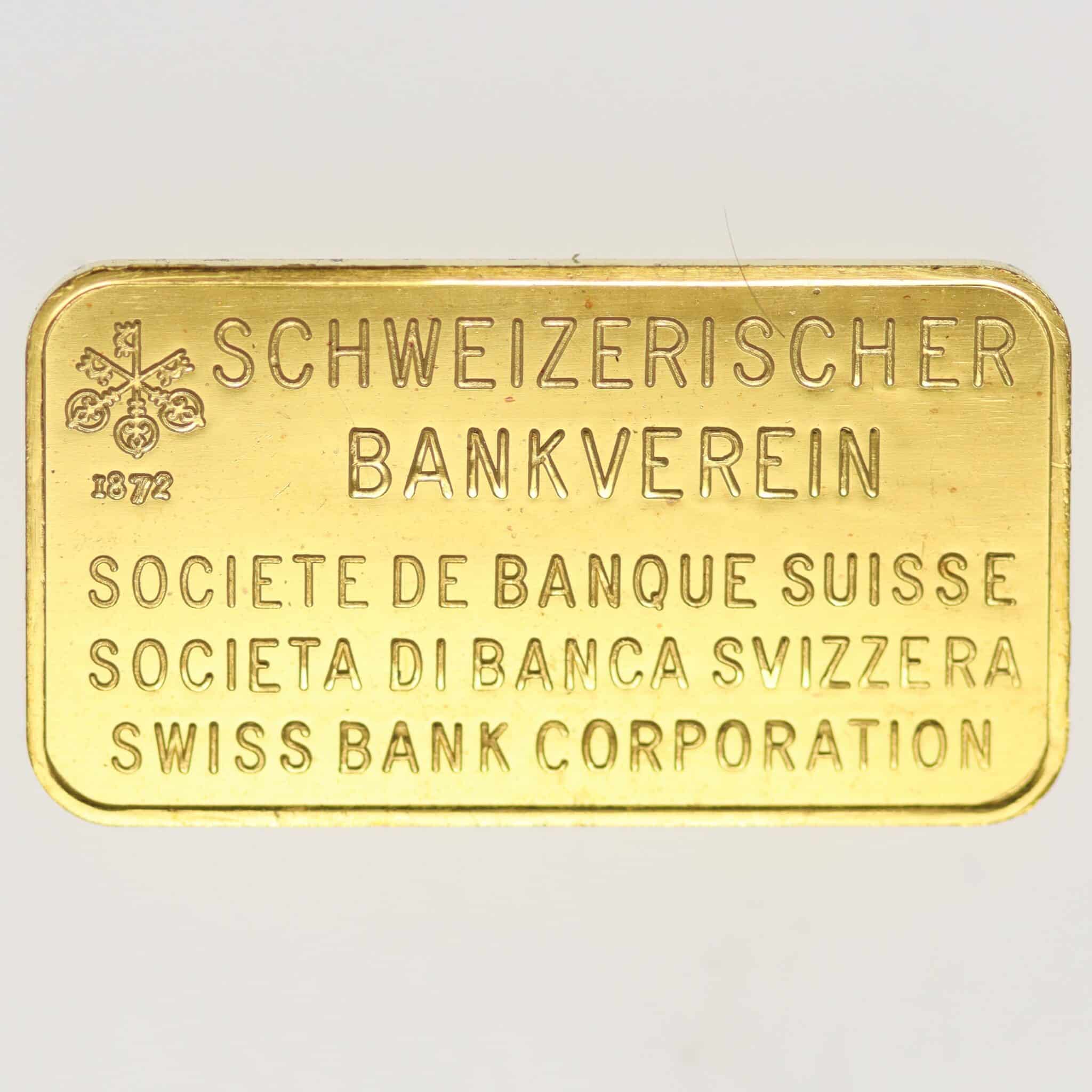 goldbarren - Goldbarren 10 Gramm  CMP für S.B.S.