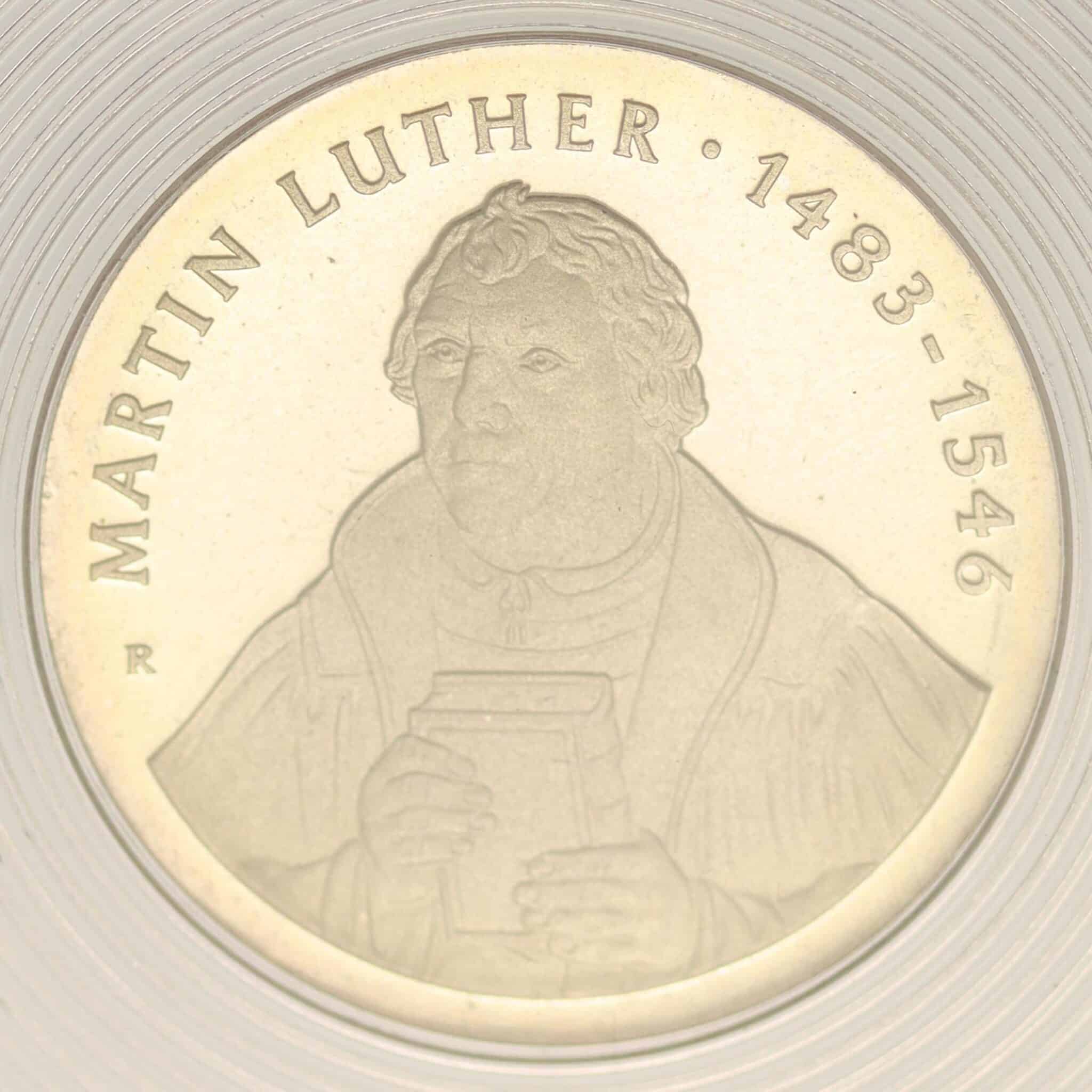 ddr-deutsche-silbermuenzen - DDR 20 Mark 1983 Luther