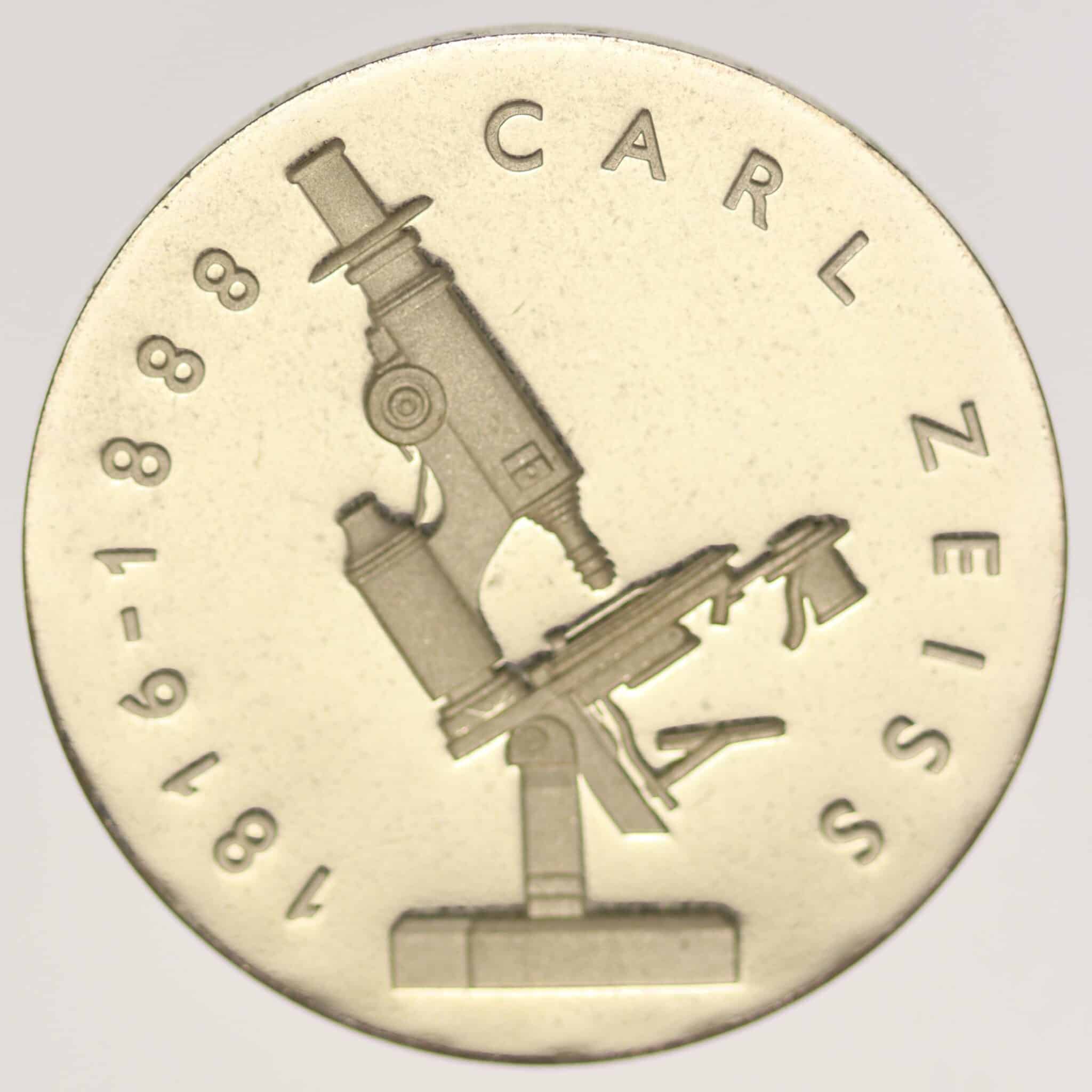 ddr-deutsche-silbermuenzen - DDR 20 Mark 1988 Zeiss
