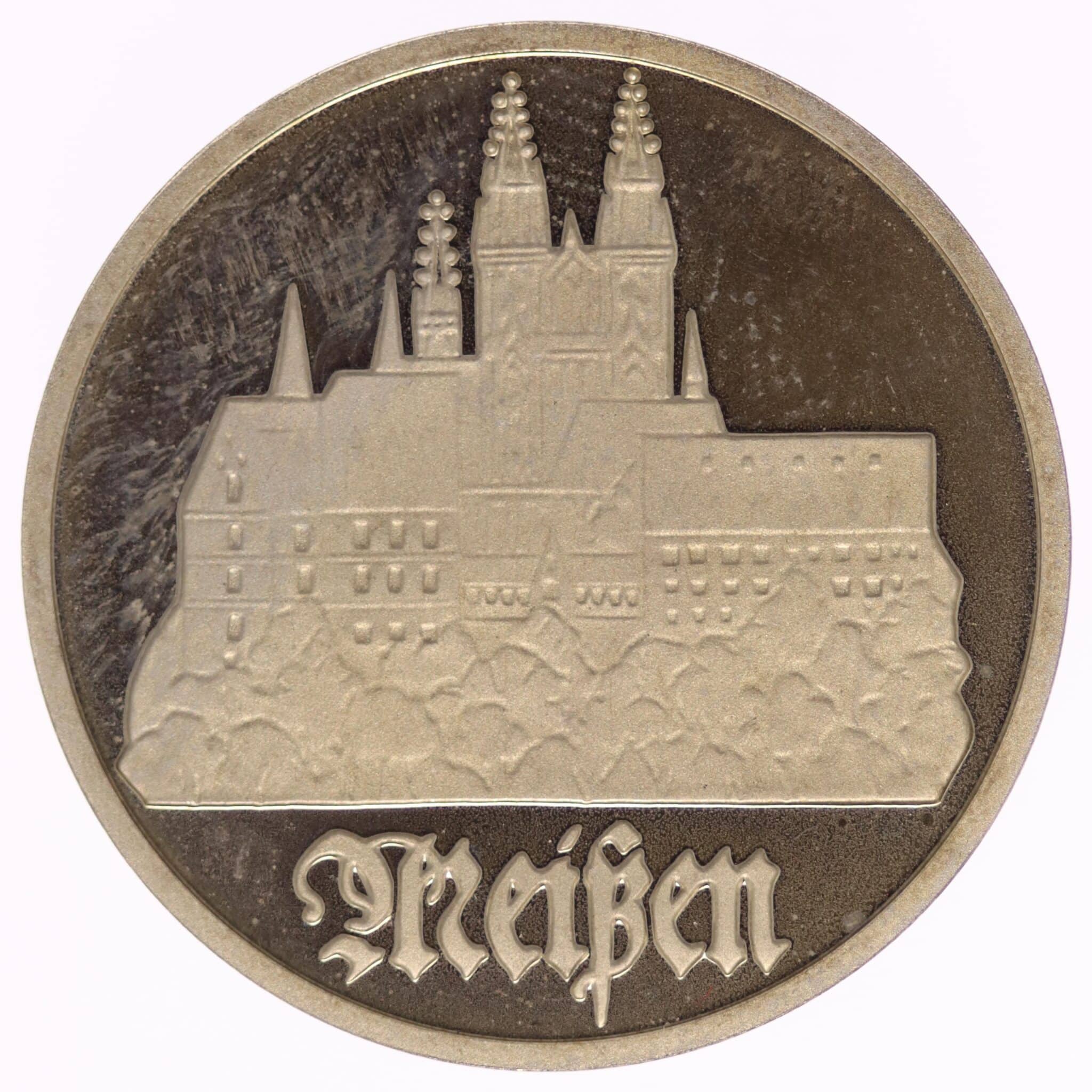 ddr-deutsche-silbermuenzen - DDR 5 Mark 1983 Meißen