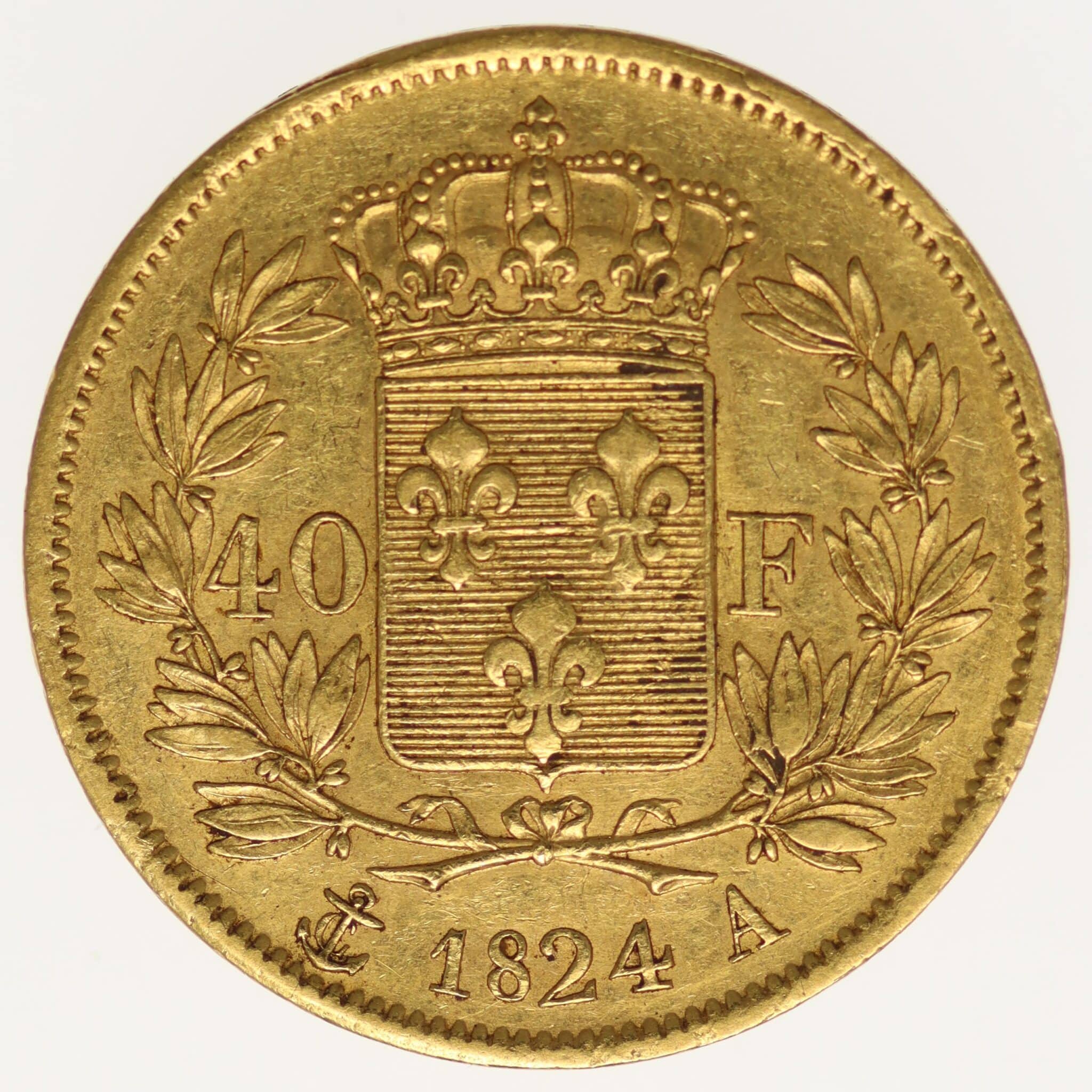 frankreich - Frankreich Charles X. 40 Francs 1824 A