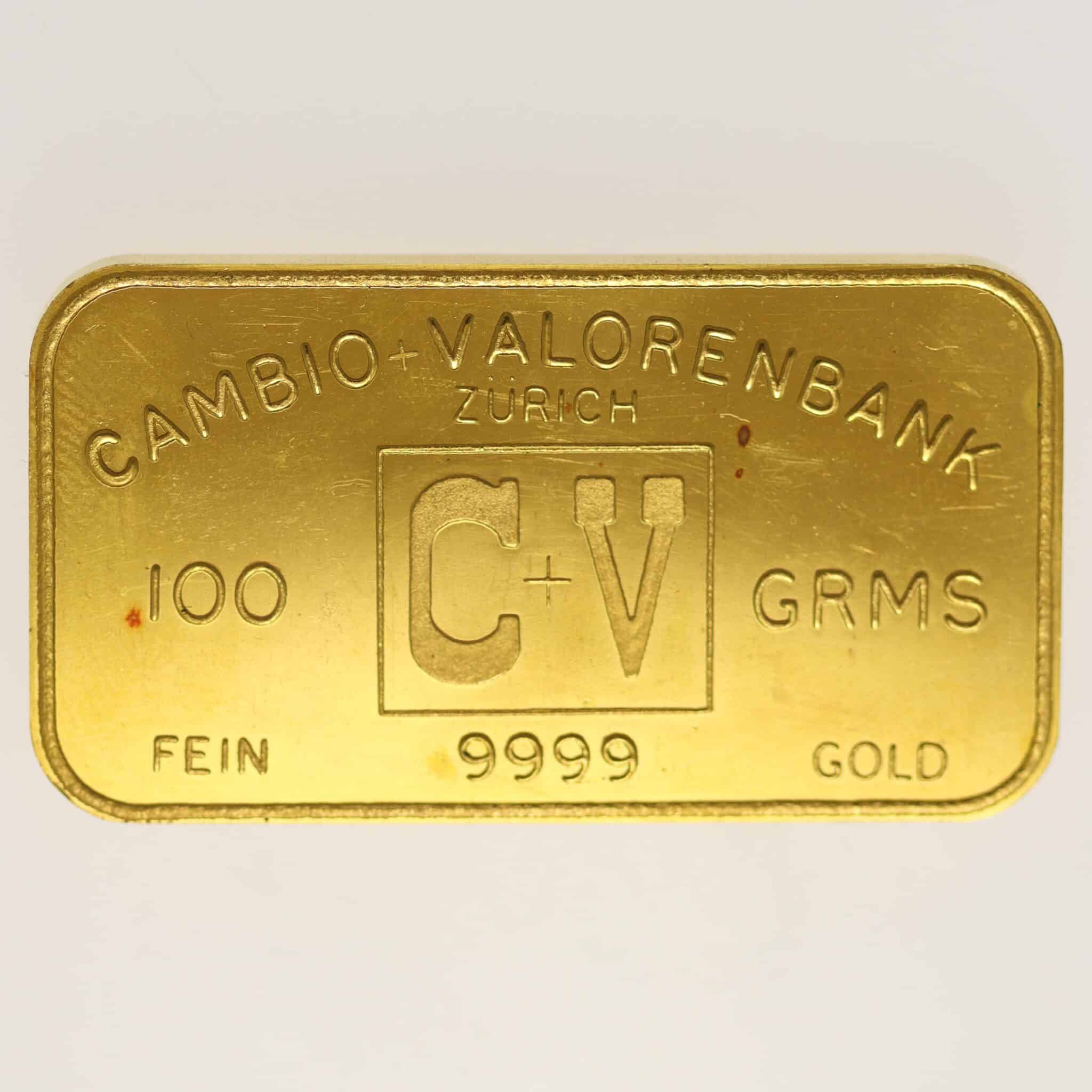 goldbarren - Goldbarren 100 Gramm Johnson Matthey