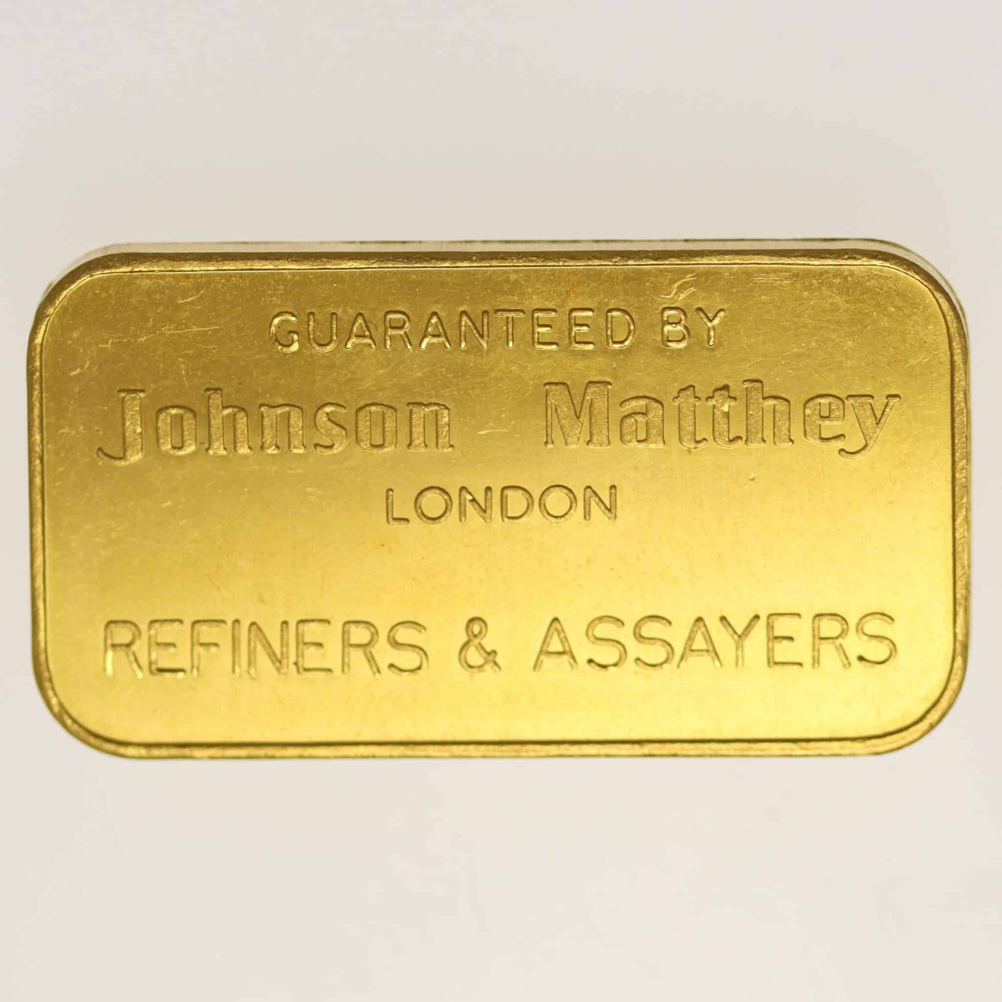 goldbarren - Goldbarren 50 Gramm Johnson Matthey