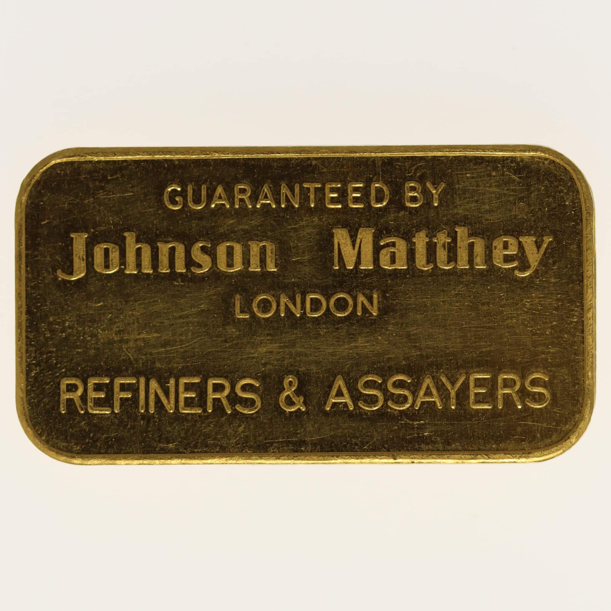 goldbarren - Goldbarren 50 Gramm Johnson Matthey