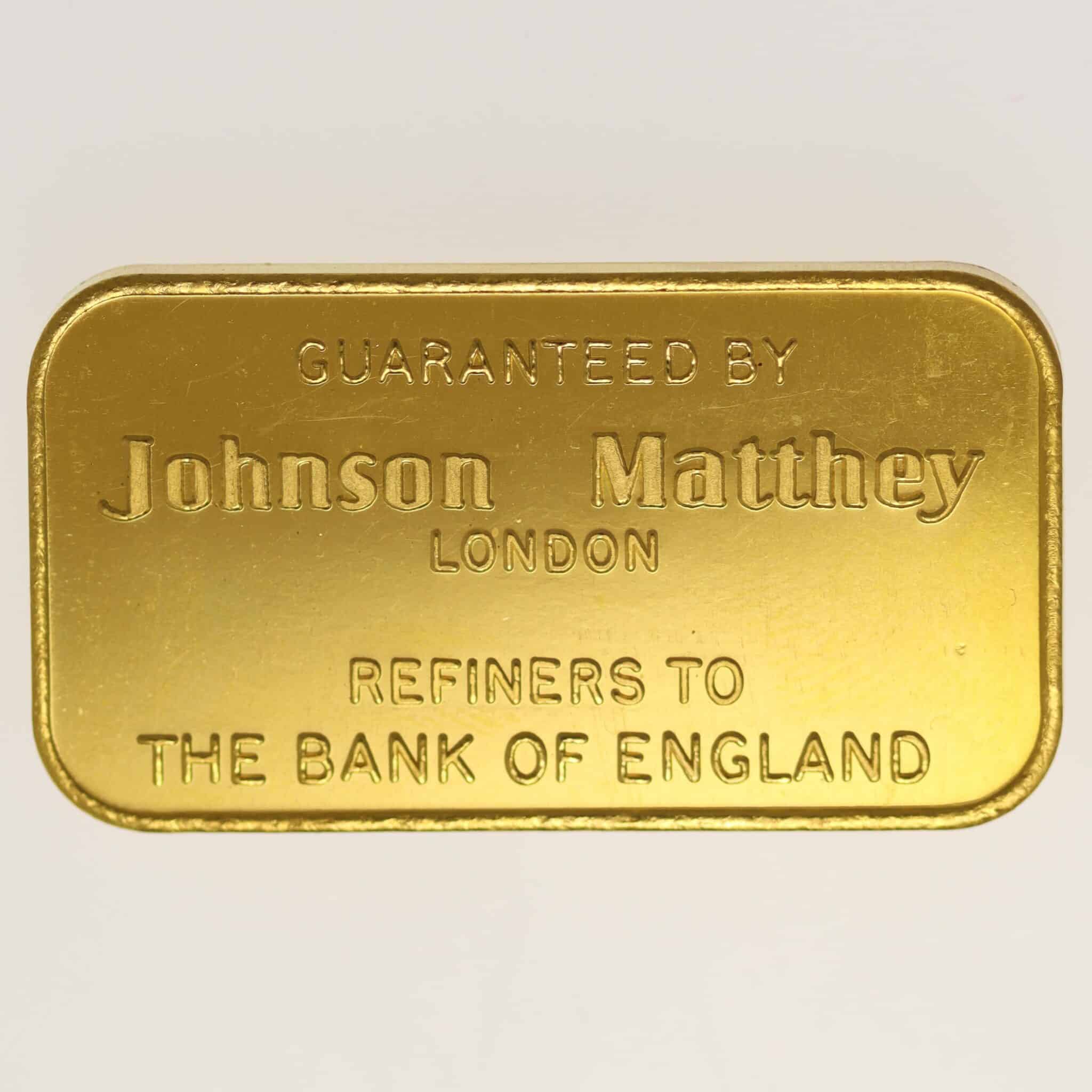 goldbarren - Goldbarren 50 Gramm Johnson Matthey
