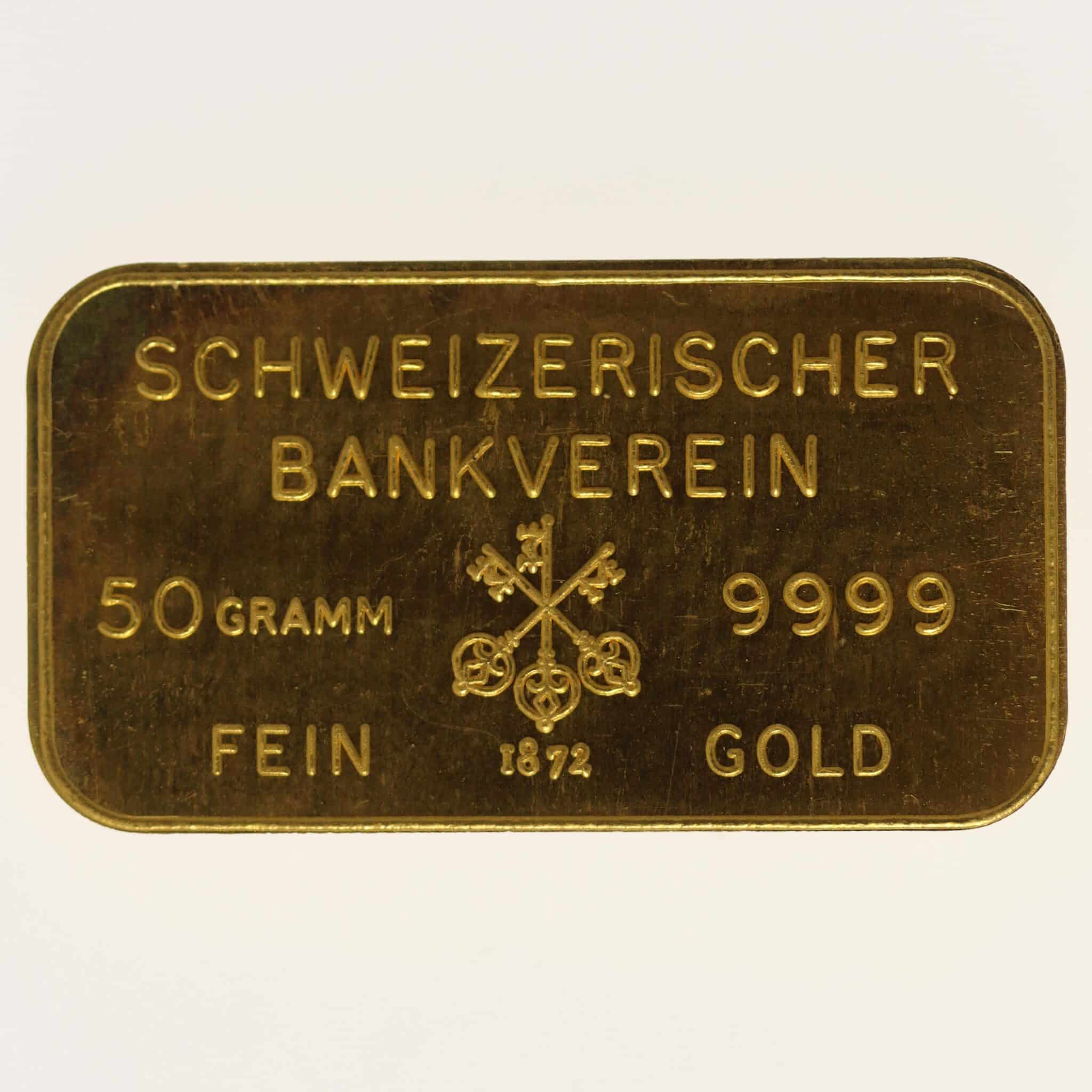 goldbarren - Goldbarren 50 Gramm Johnson Matthey