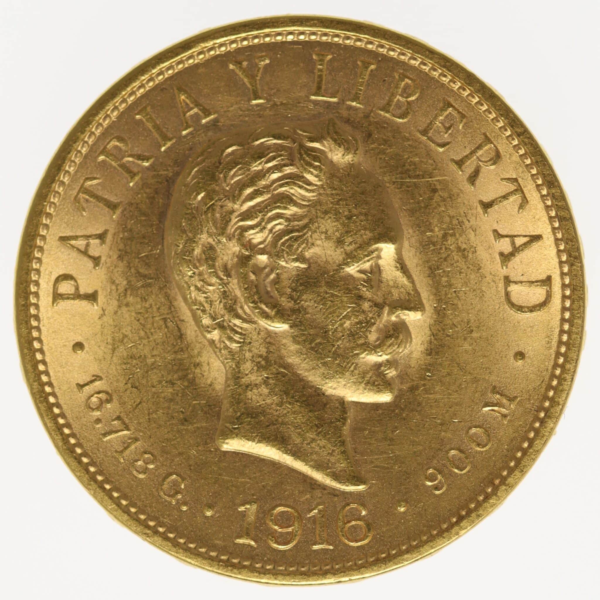 kuba - Kuba 10 Pesos 1916