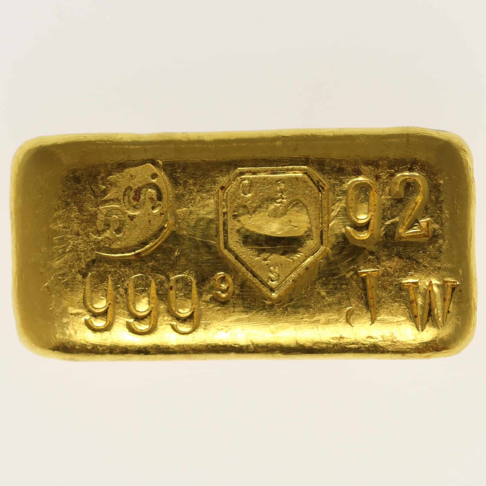 goldbarren - Goldbarren 100 Gramm Schöne Edelmetaal B.V.