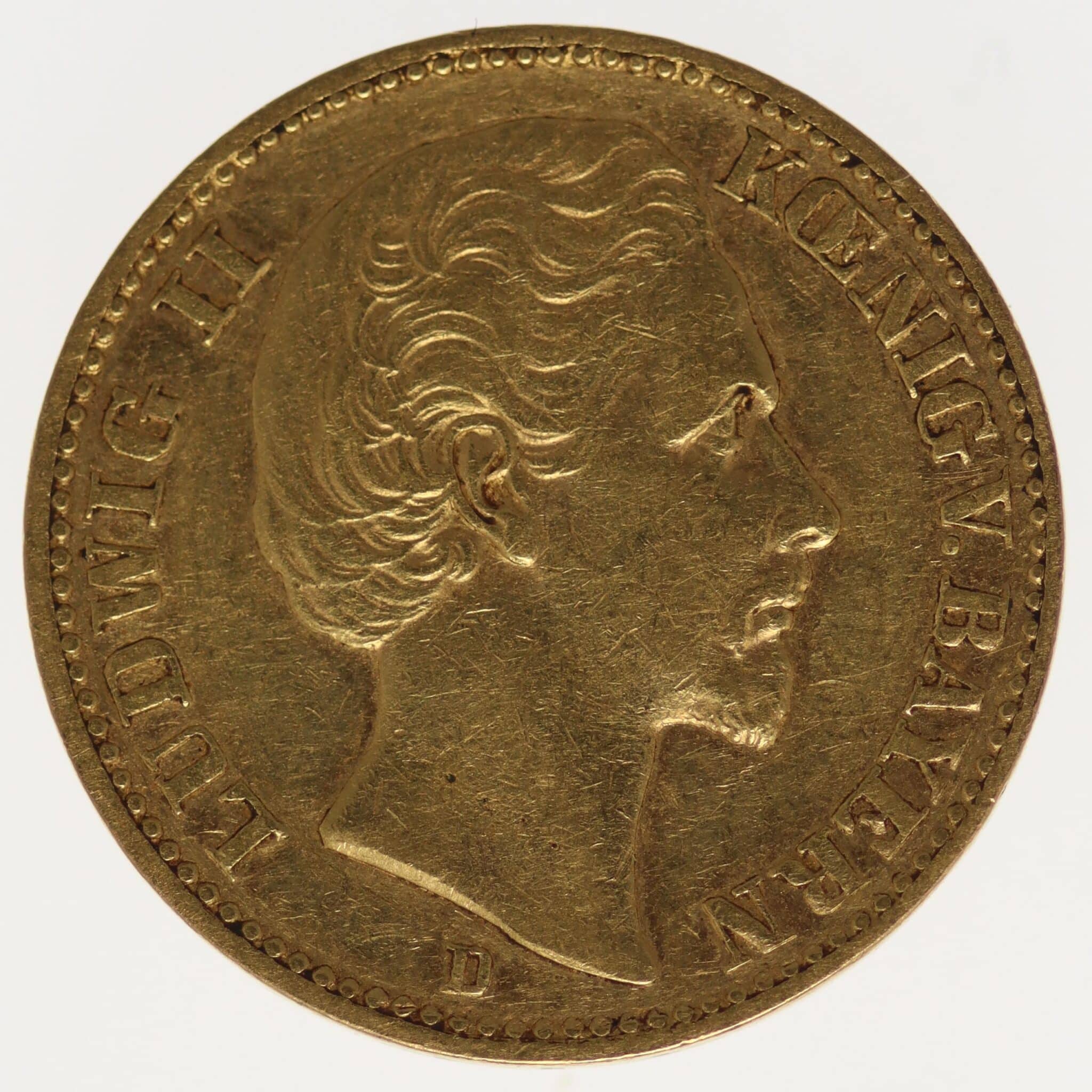 deutsches-kaiserreich-ab-1871 - Bayern Ludwig II. 20 Mark 1876