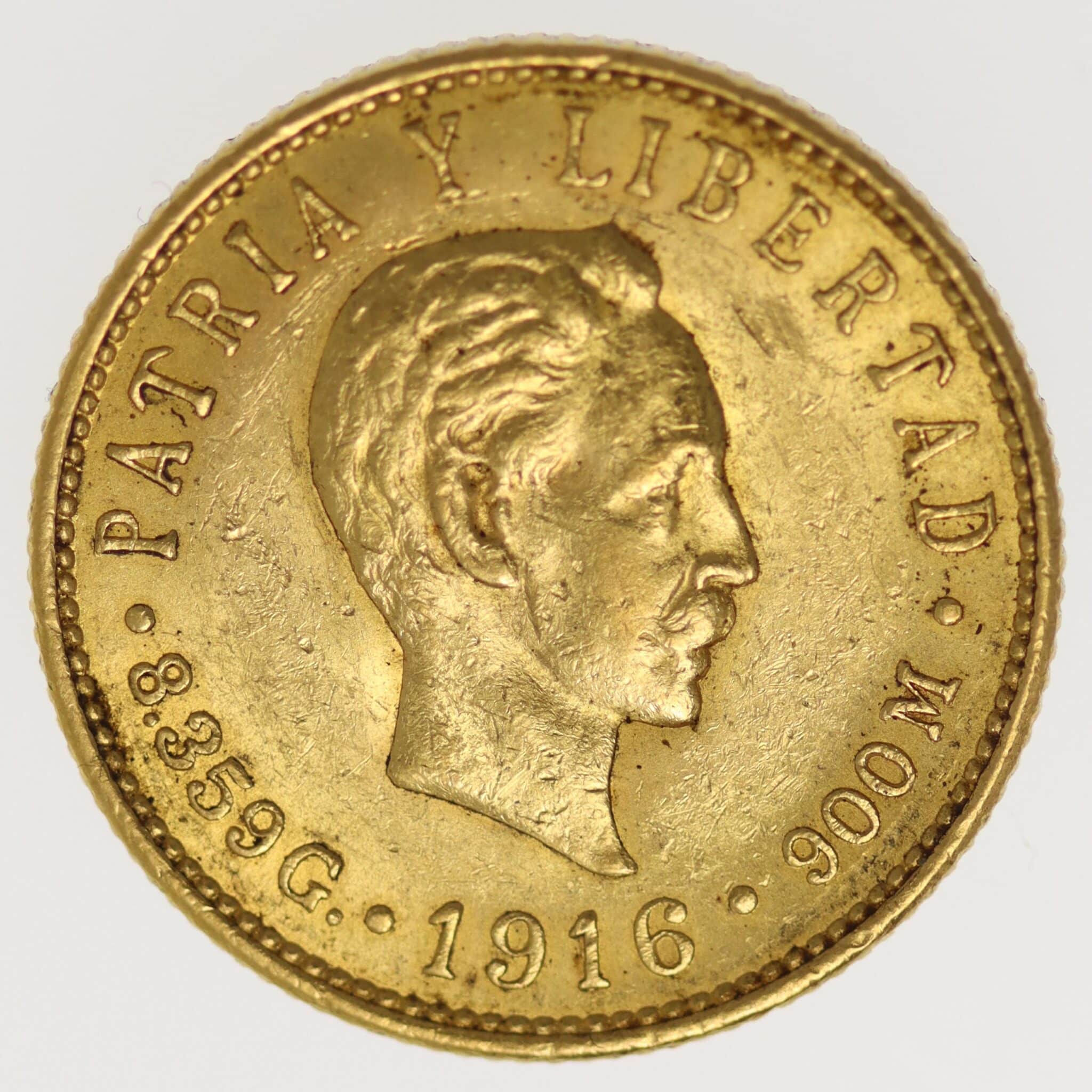 Kuba 5 Pesos 1916 kuba - Kuba 5 Pesos 1916