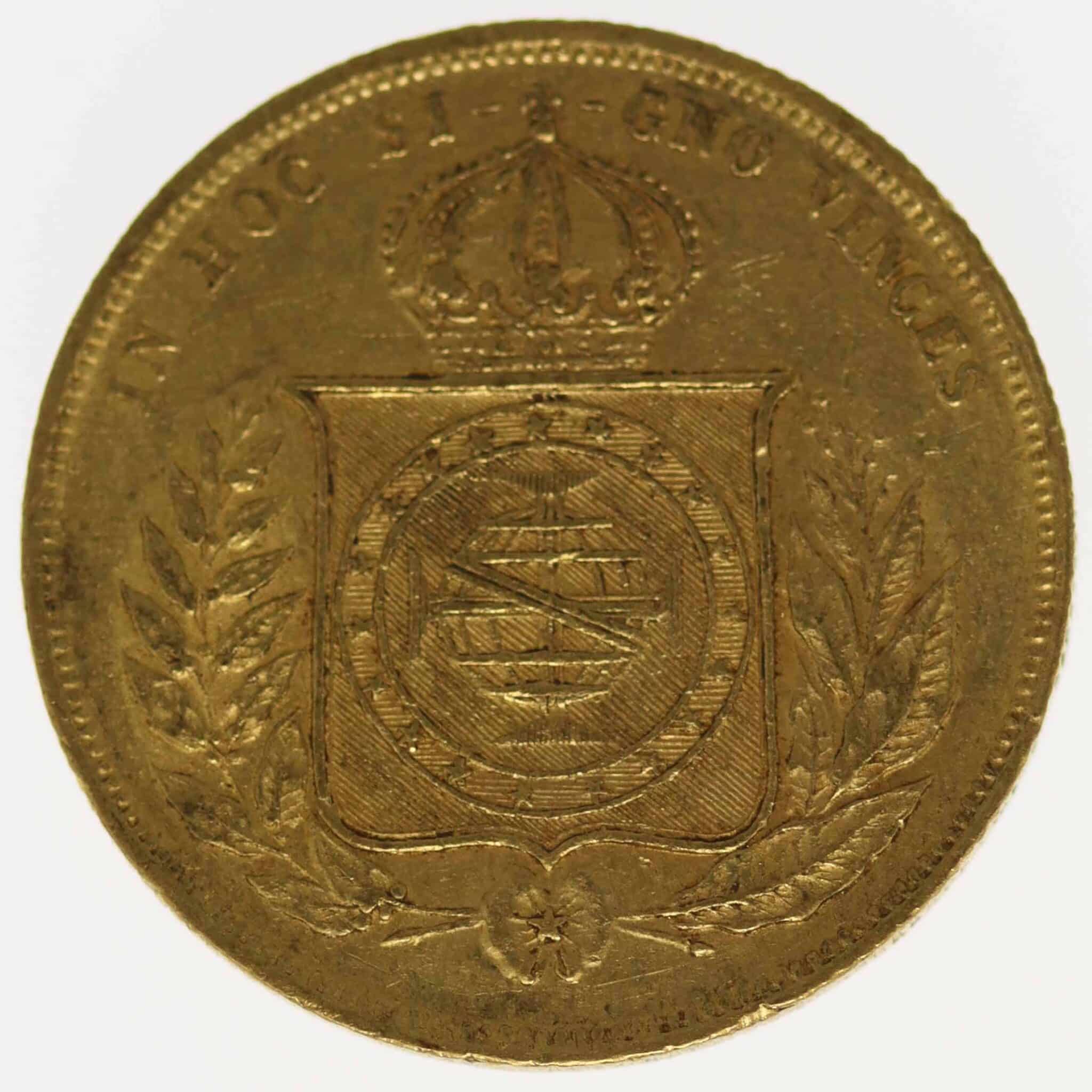 Brasilien Pedro II. 10.000 Reis 1885 brasilien - Brasilien Pedro II. 10.000 Reis 1885