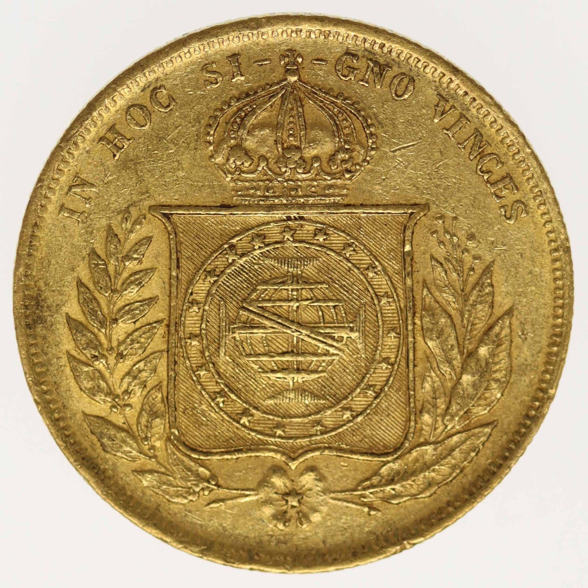 Brasilien Pedro II. 10.000 Reis 1885 brasilien - Brasilien Pedro II. 10.000 Reis 1885