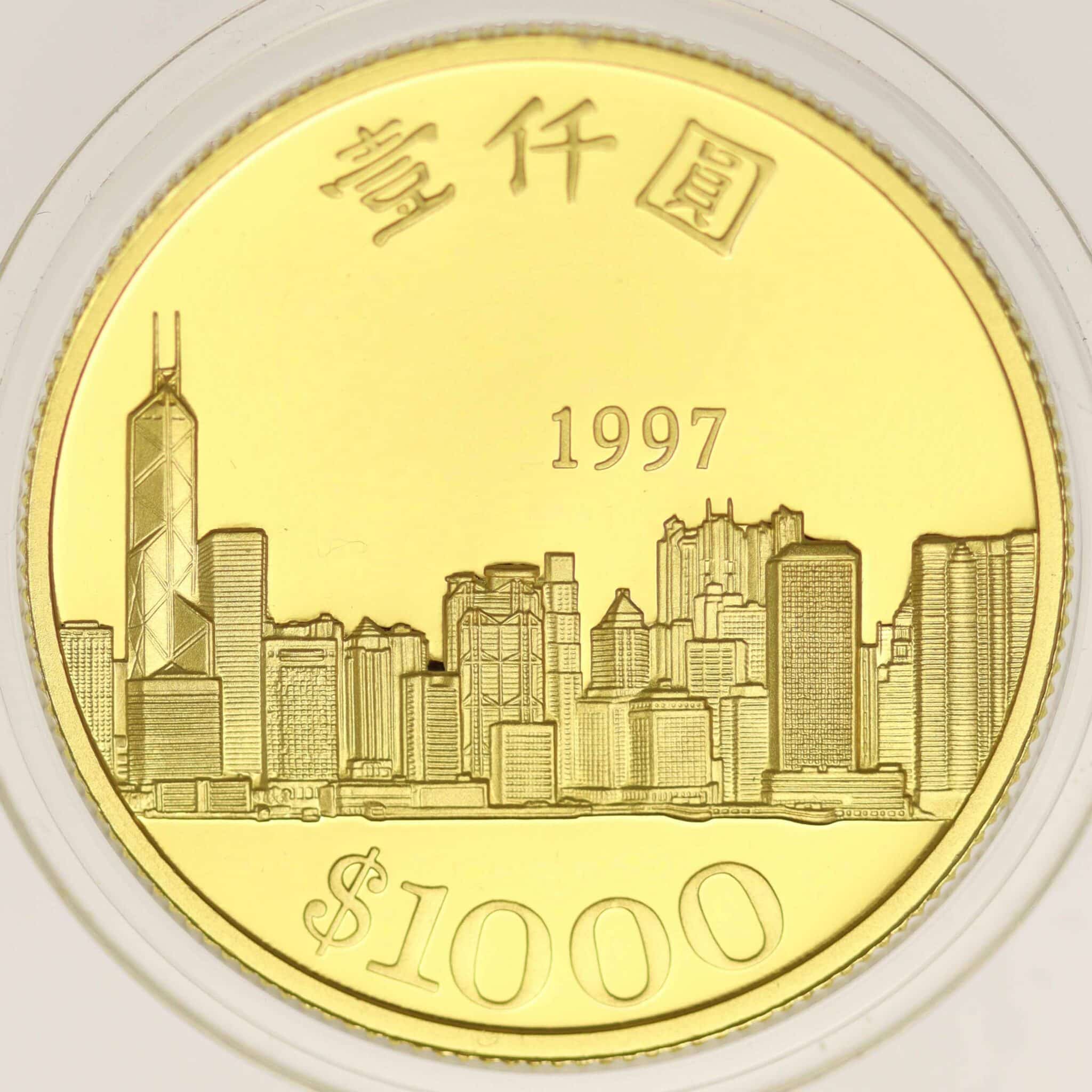 hong-kong - Hong Kong 1000 Dollars 1997