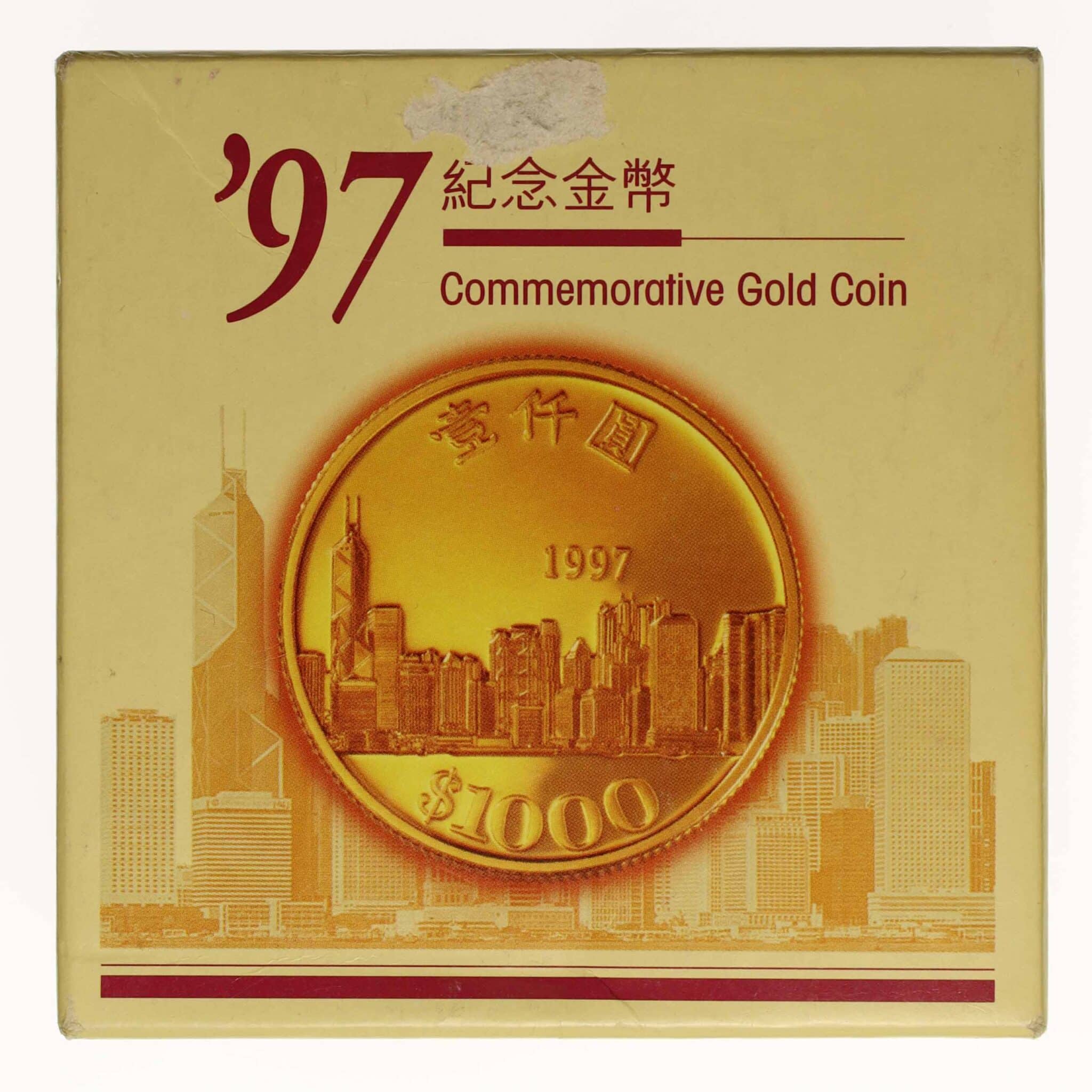 hong-kong - Hong Kong 1000 Dollars 1997