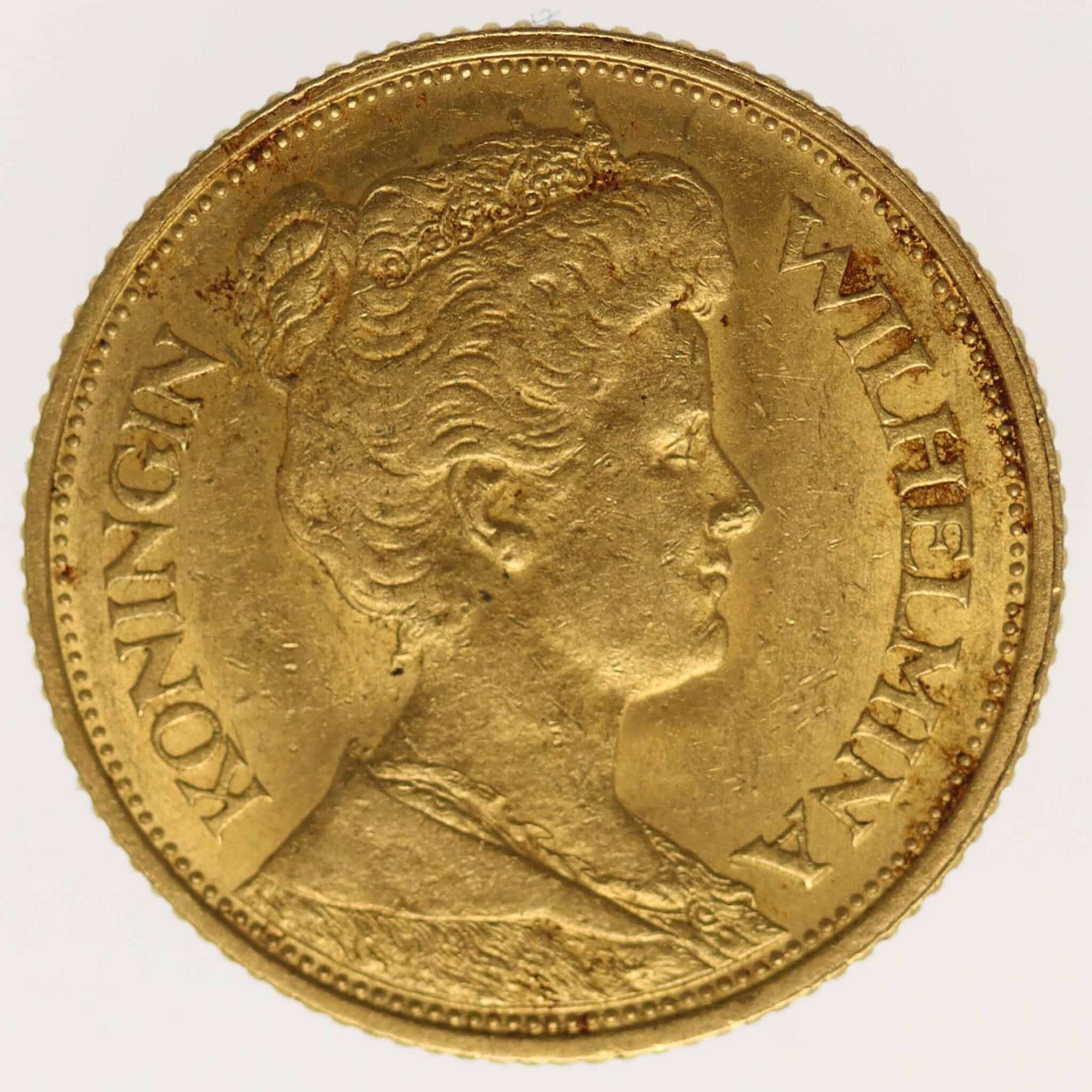 niederlande - Niederlande Wilhelmina 5 Gulden 1912