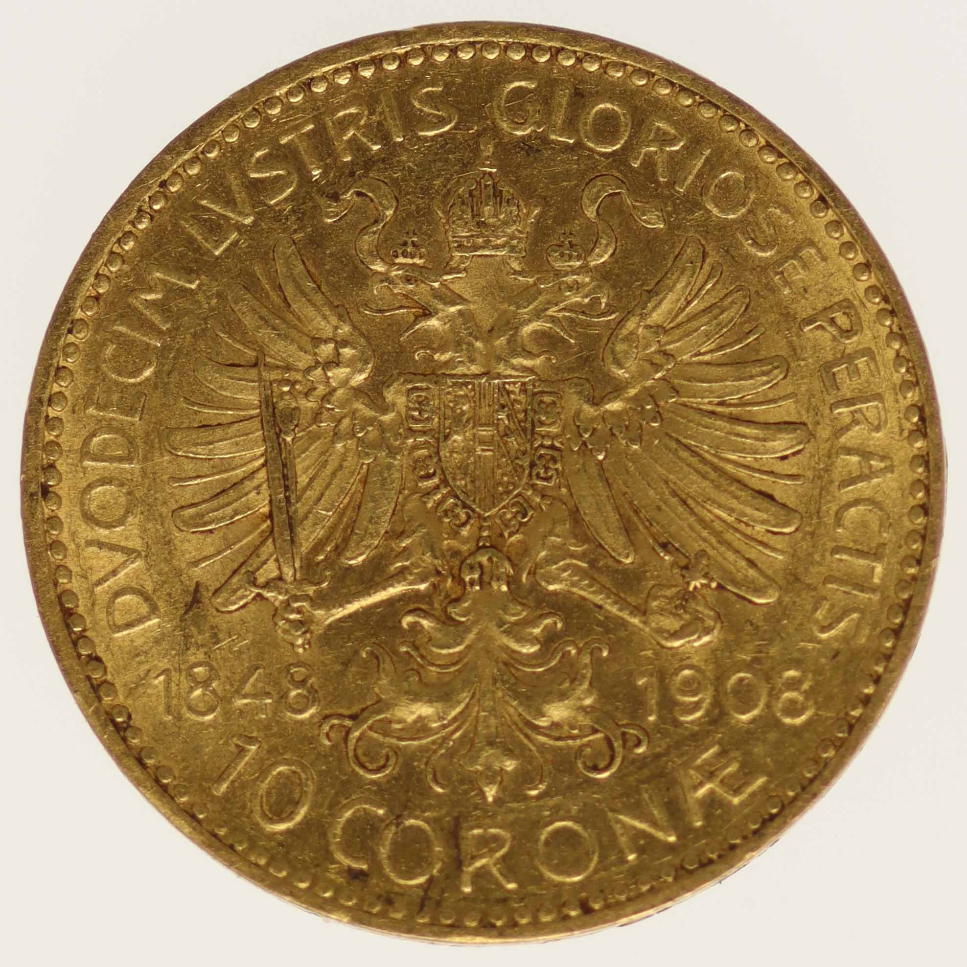 Österreich Kaiserreich Franz Joseph I. 10 Kronen 1908 oesterreich - Österreich Kaiserreich Franz Joseph I. 10 Kronen 1908