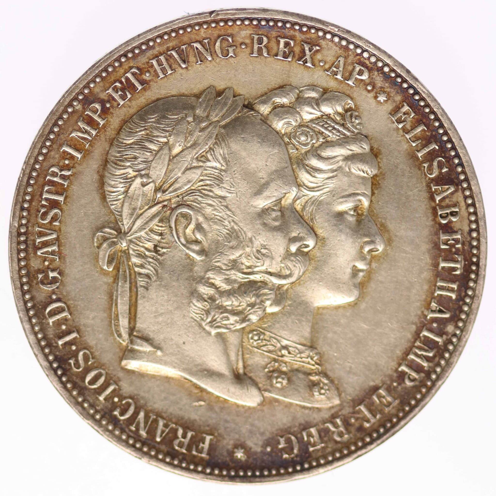 Österreich Kaiserreich Franz Josef I. 2 Gulden 1879 oesterreich-silbermuenzen-uebriges-europa - Österreich Kaiserreich Franz Josef I. 2 Gulden 1879