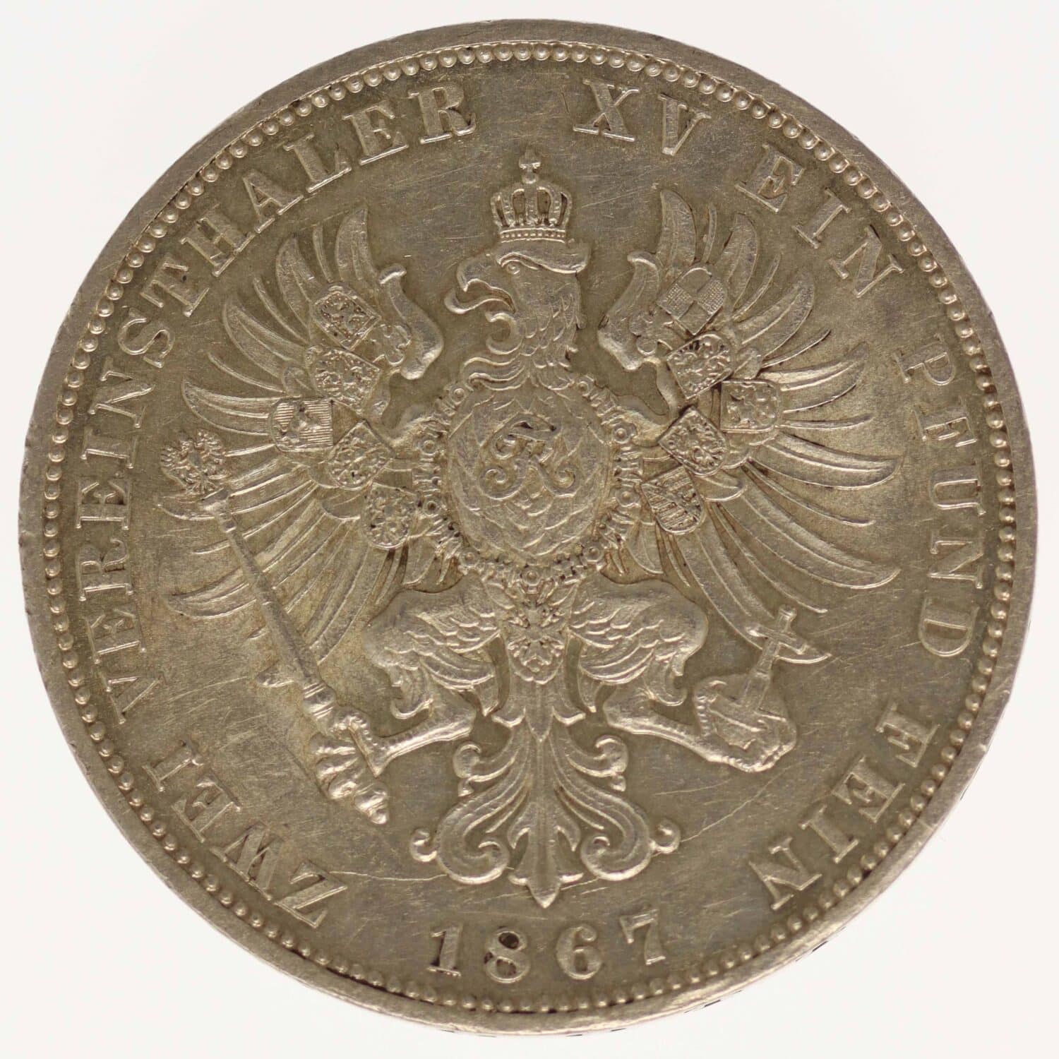 proaurum-preussen_wilhelm_vereinsdoppeltaler_2_taler_1867_4214_3 proaurum-preussen_wilhelm_vereinsdoppeltaler_2_taler_1867_4214_3
