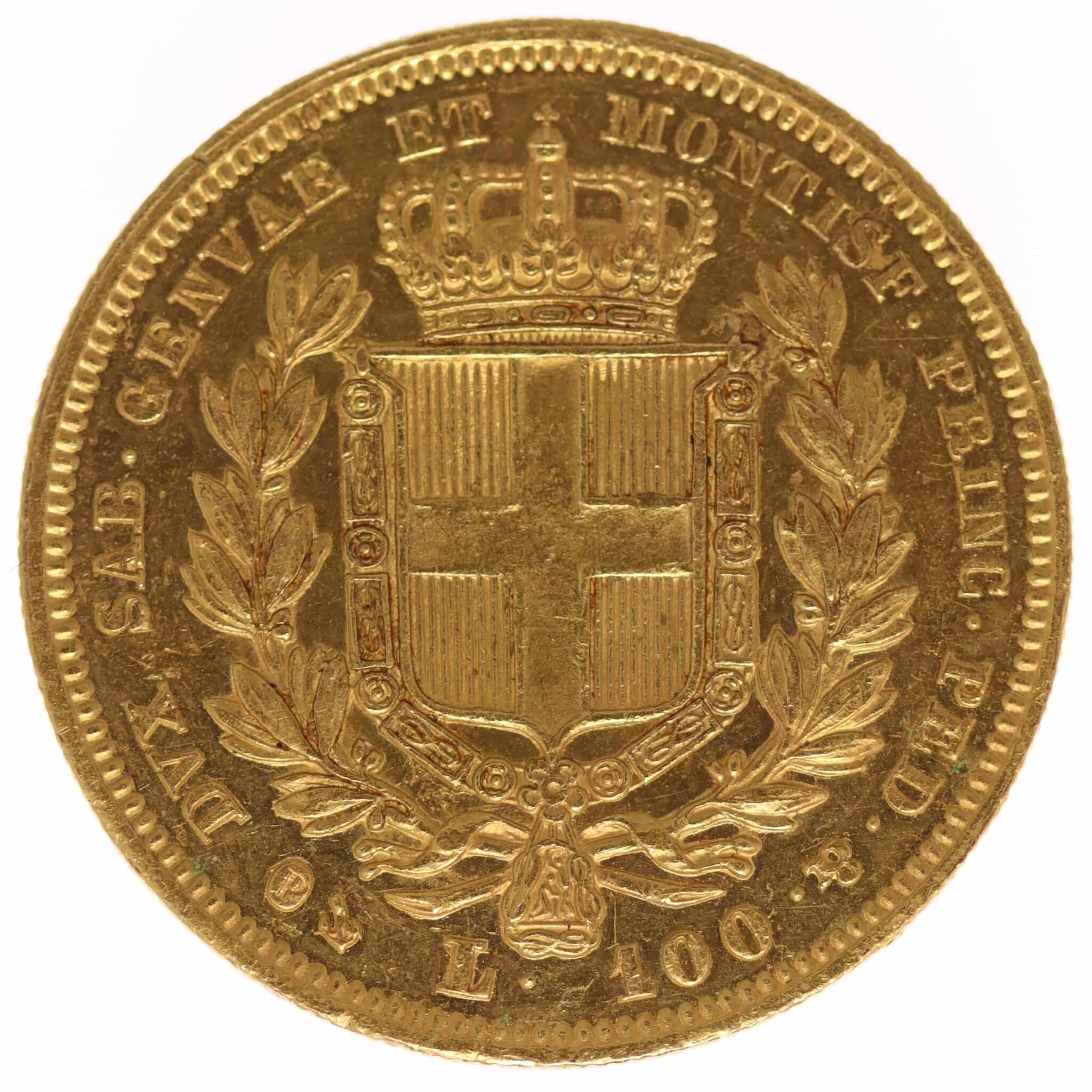 Italien Sardinien Karl Albert 100 Lire 1832 italien - Italien Sardinien Karl Albert 100 Lire 1832