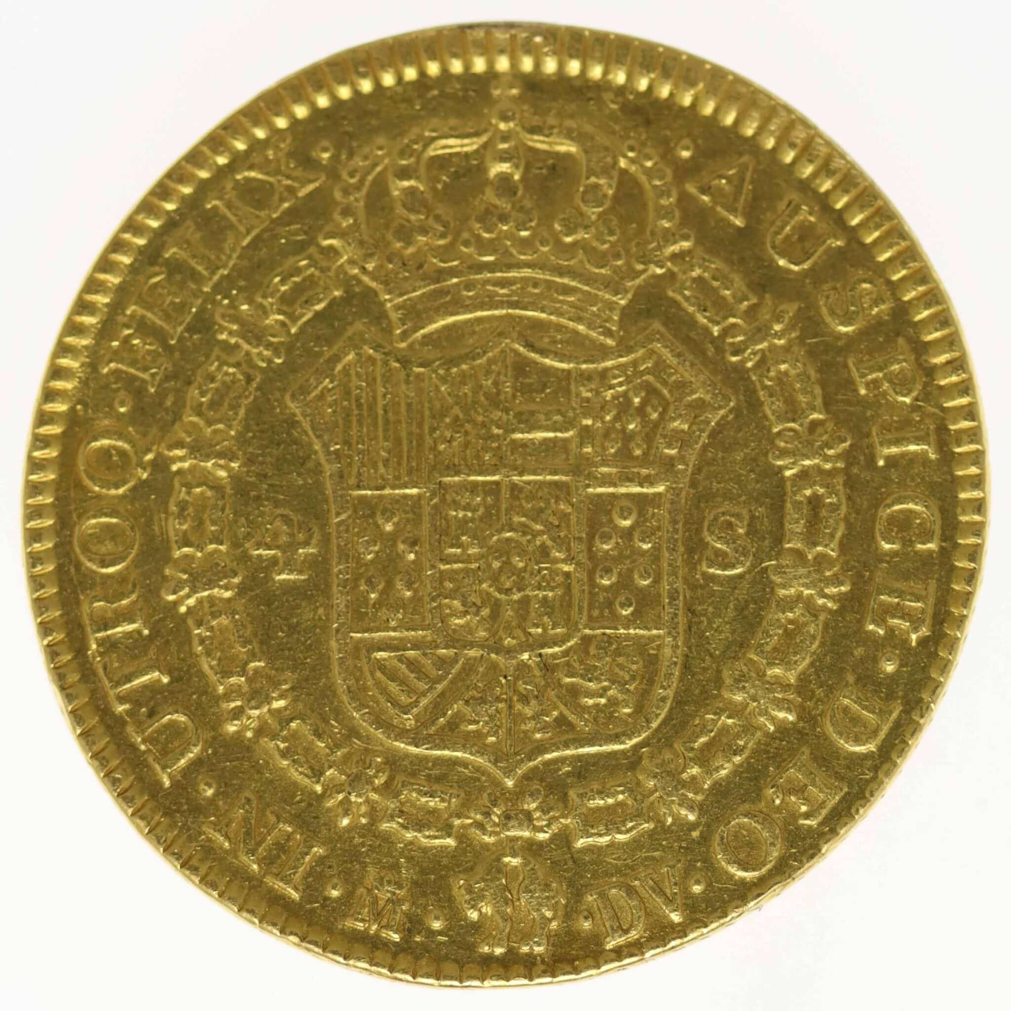 Spanien Carlos III. 4 Escudos 1787 spanien - Spanien Carlos III. 4 Escudos 1787