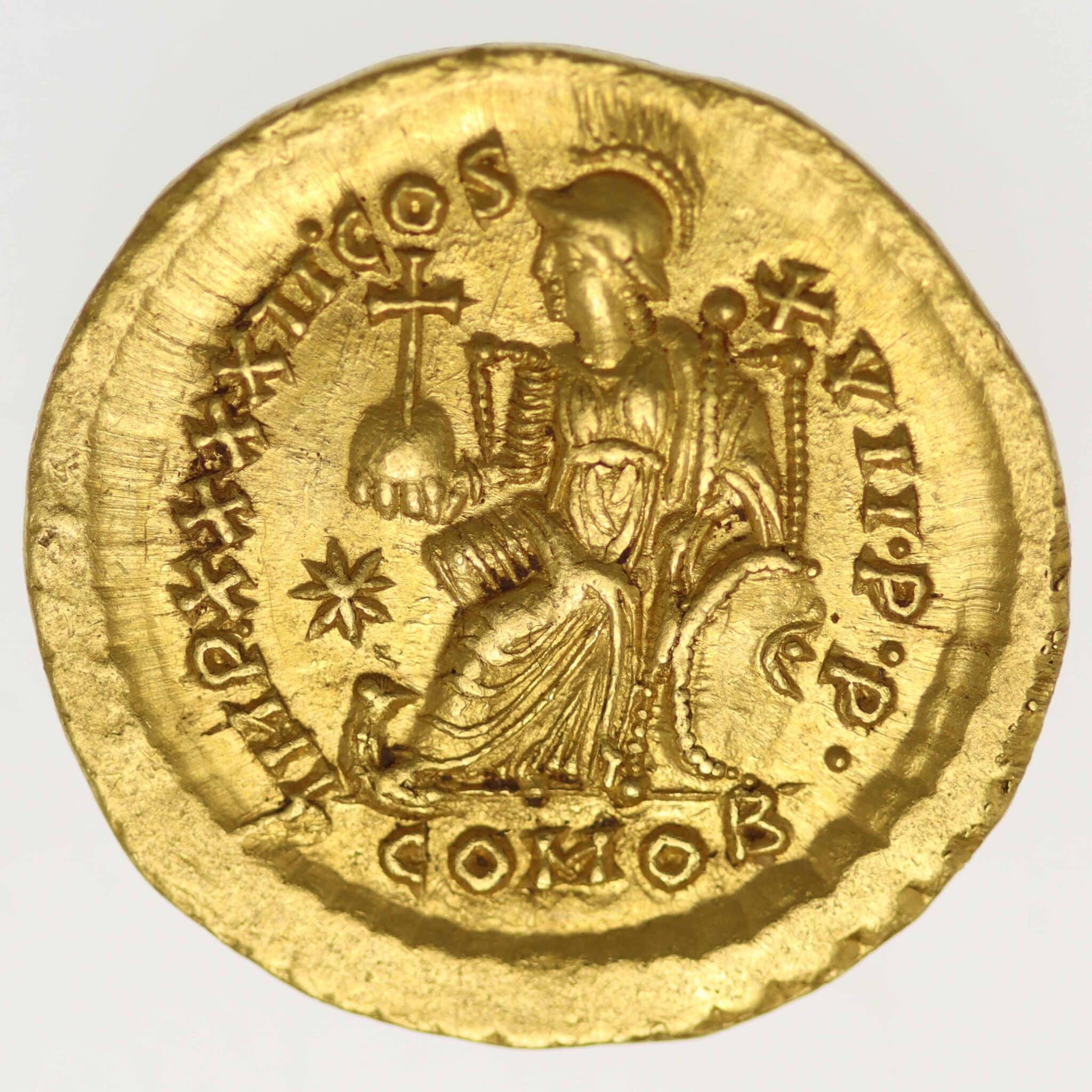 weitere-goldmuenzen - Byzanz Theodosius II. AV Solidus