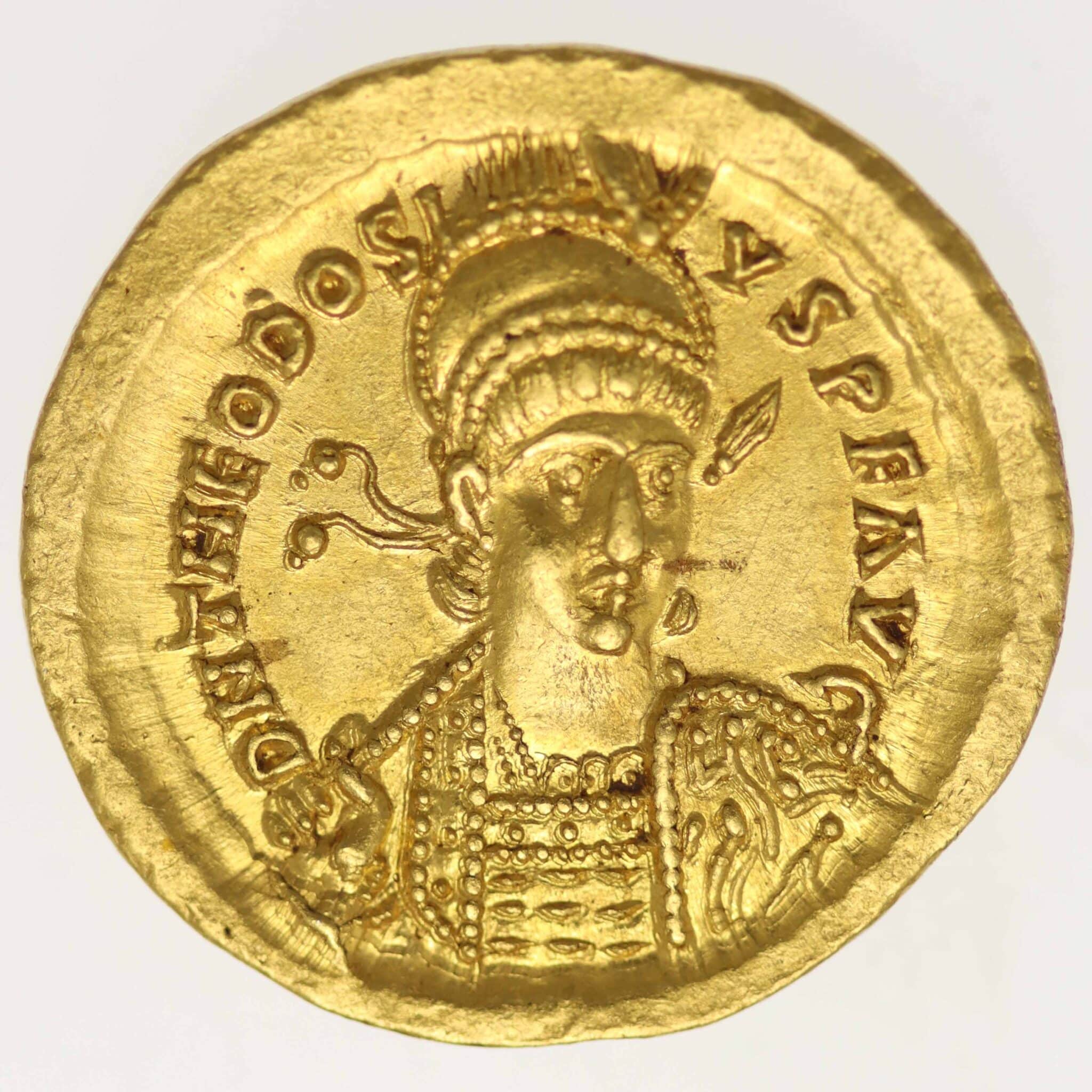 weitere-goldmuenzen - Byzanz Theodosius II. AV Solidus