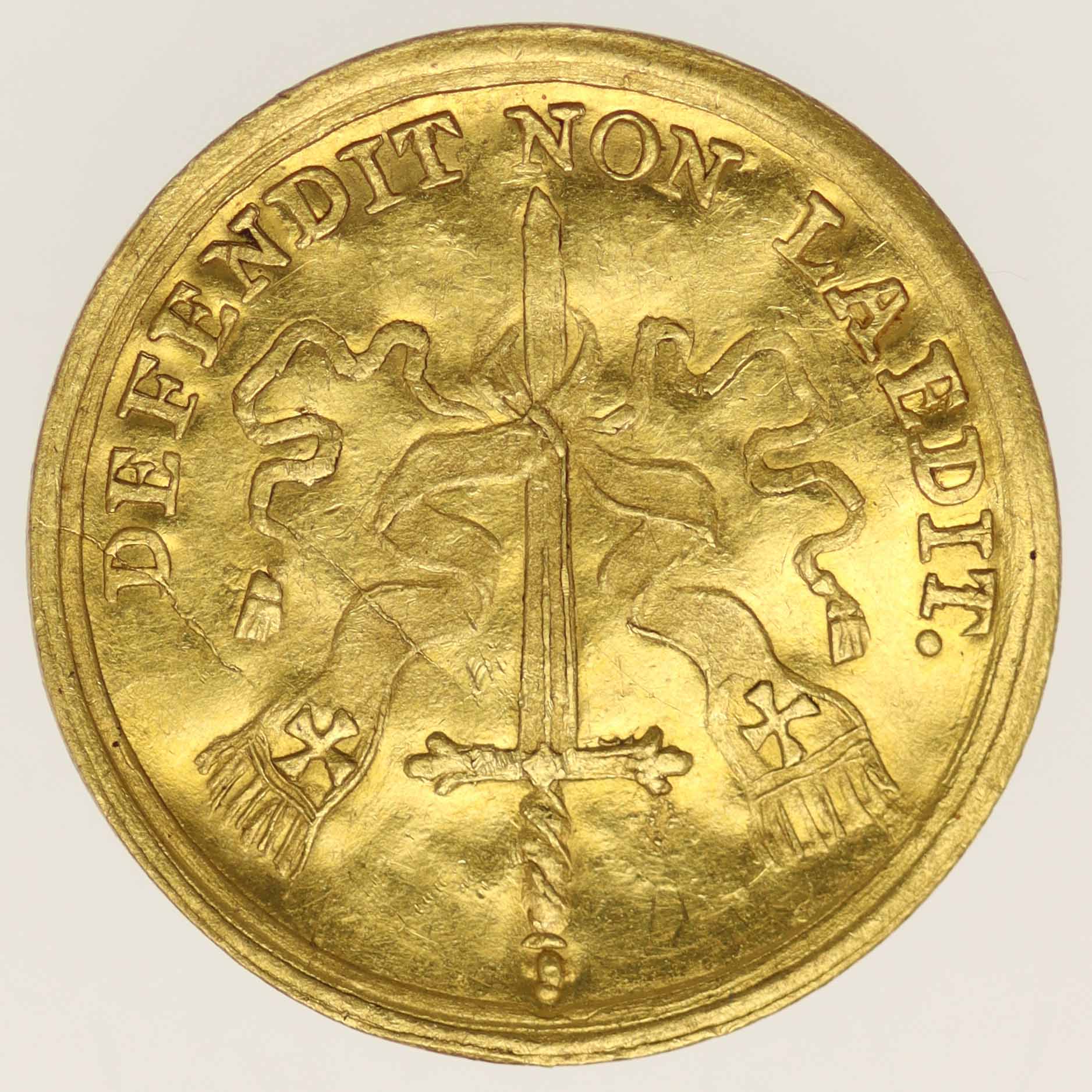 altdeutschland - Würzburg Christoph Franz Freiherr von Hutten 1/2 Dukat o.J. (1724)