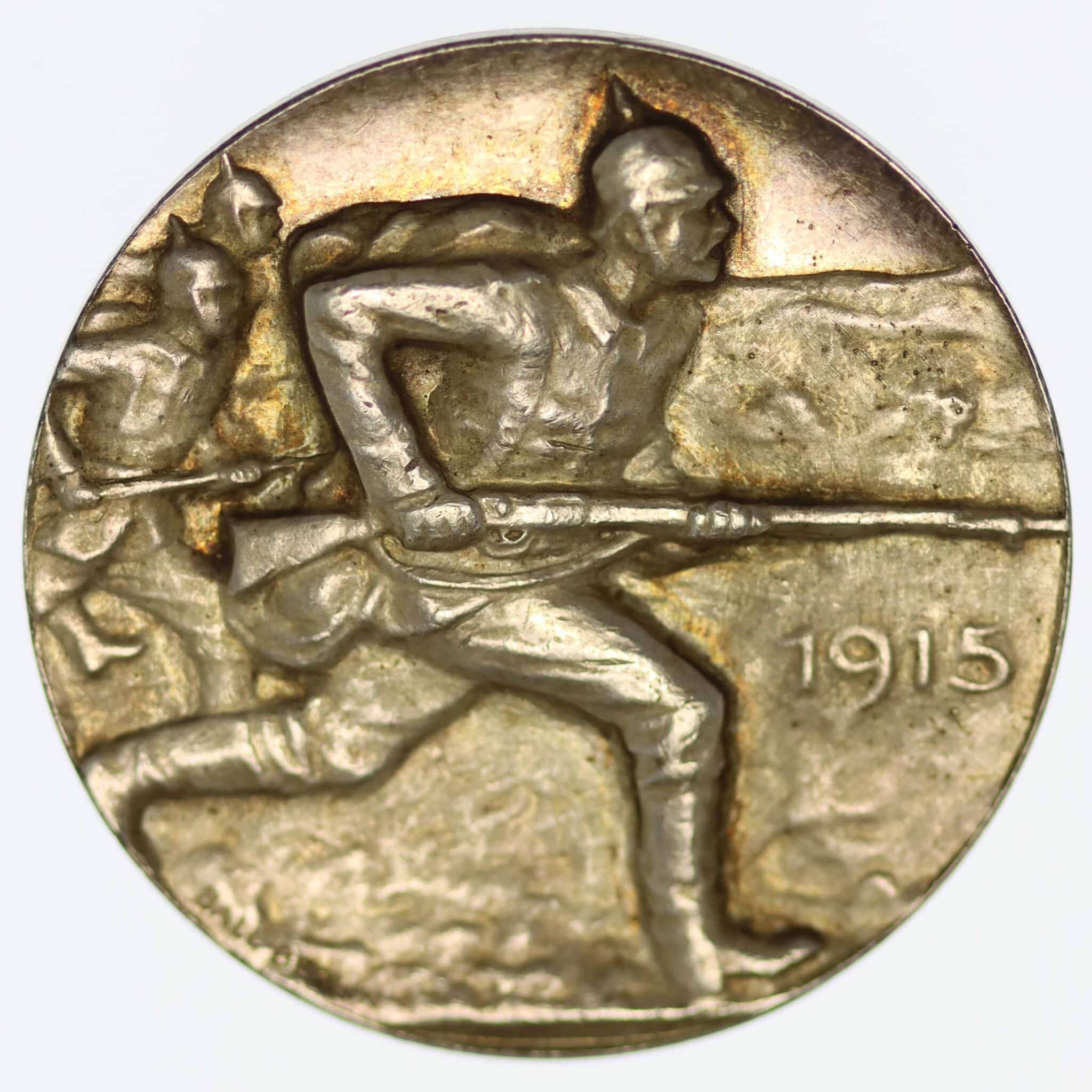 Remus von Woyrsch Silbermedaille 1915 deutsches-kaiserreich-ab-1871-deutsche-silbermuenzen - Remus von Woyrsch Silbermedaille 1915