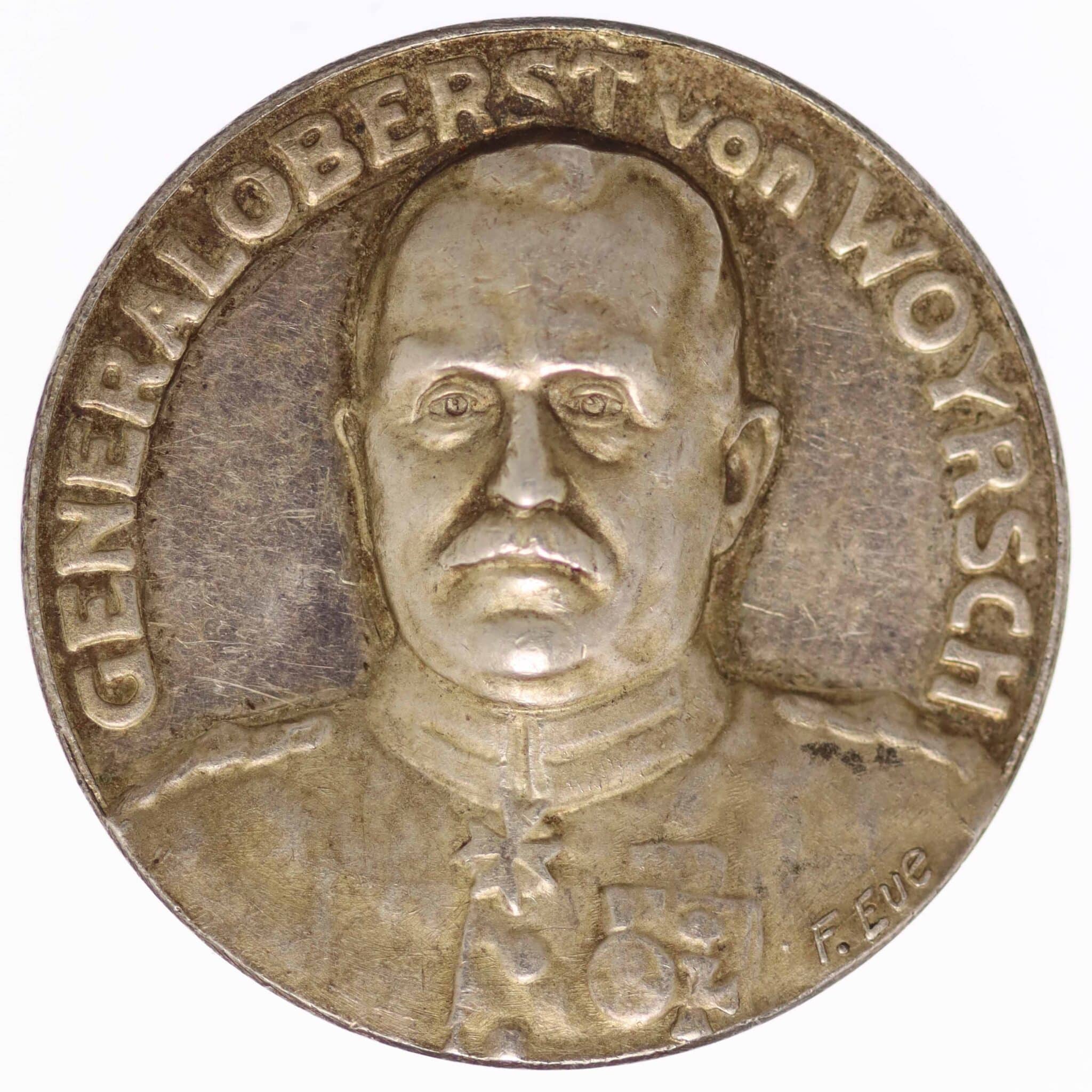 Remus von Woyrsch Silbermedaille 1915 deutsches-kaiserreich-ab-1871-deutsche-silbermuenzen - Remus von Woyrsch Silbermedaille 1915