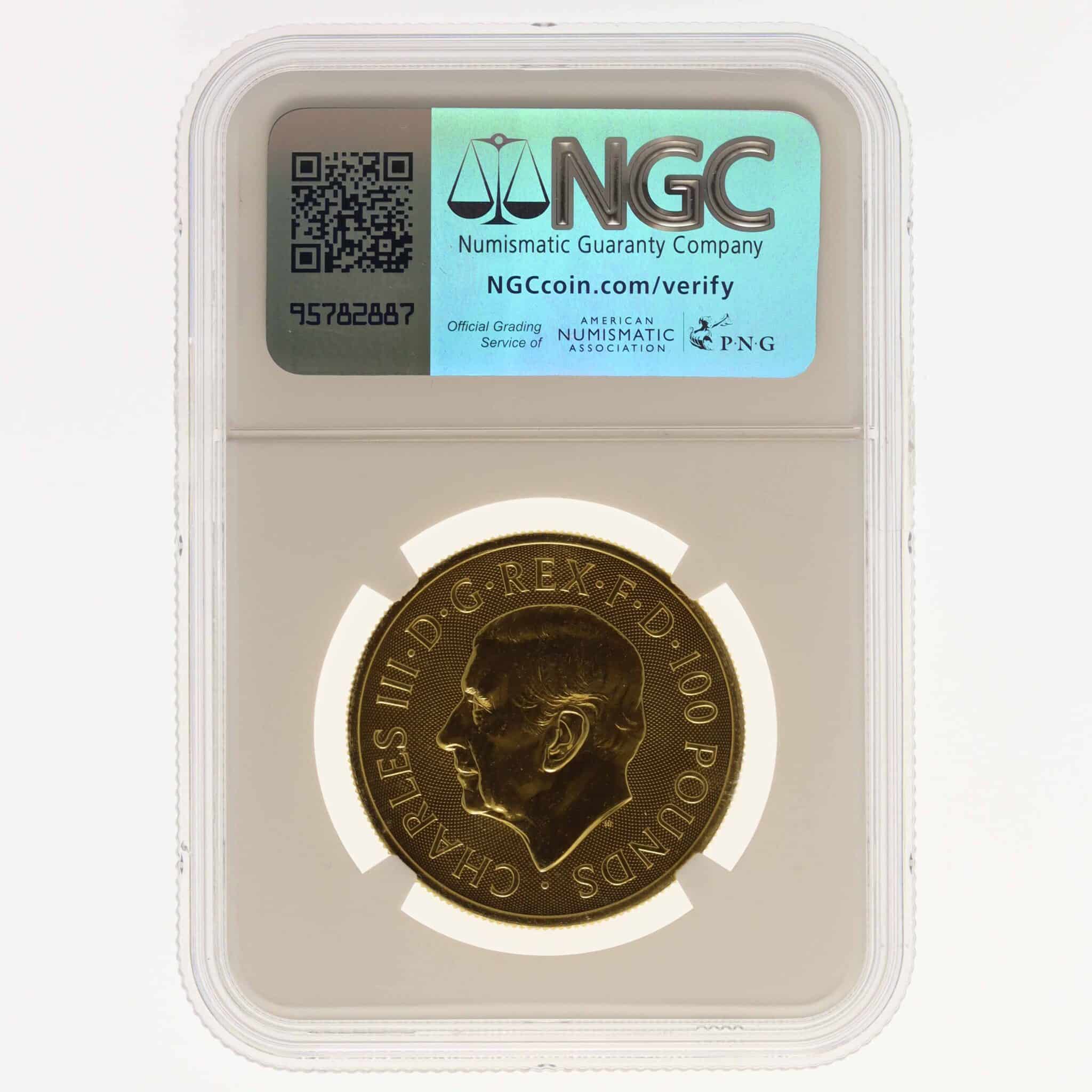 Grossbritannien Charles III. 100 Pounds 2025 grossbritannien - Grossbritannien Charles III. 100 Pounds 2025
