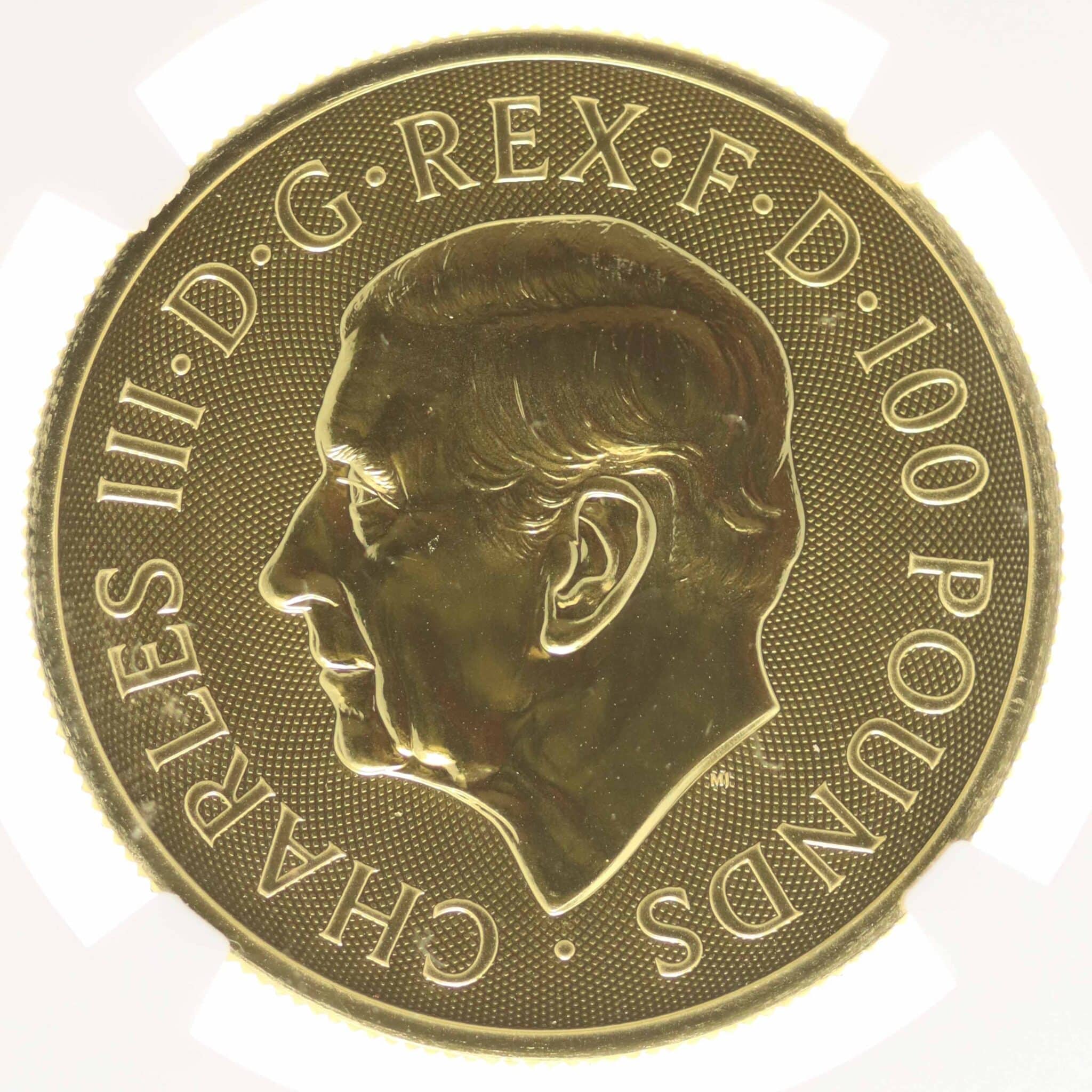 Grossbritannien Charles III. 100 Pounds 2025 grossbritannien - Grossbritannien Charles III. 100 Pounds 2025