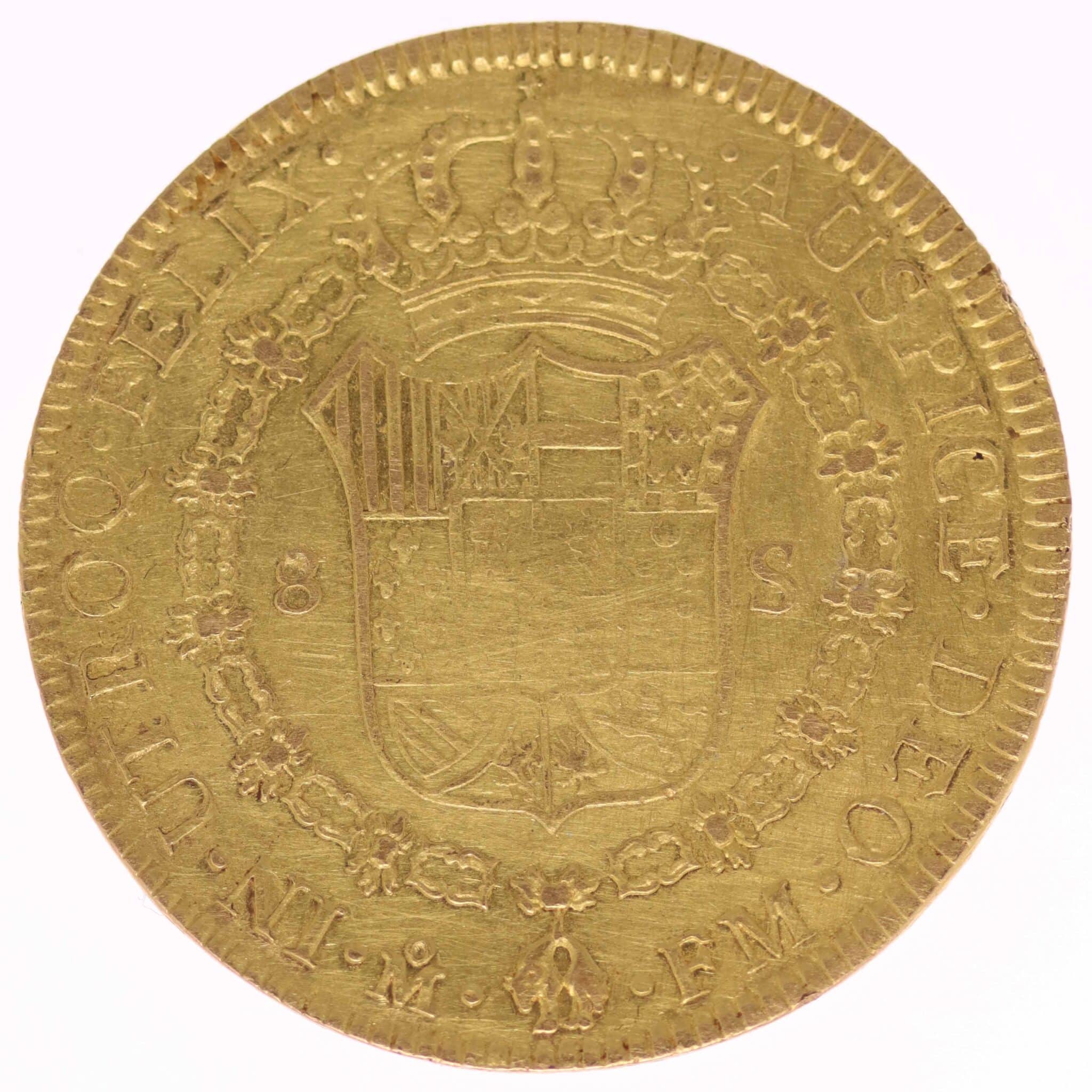 Mexiko Carol IV. 8 Escudos 1791 mexiko - Mexiko Carol IV. 8 Escudos 1791